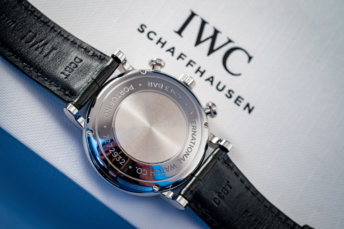 IWC Portofino 2022 Chronograph Green Dial 39MM Warranty Unti 4/2030 Box And Papers Ref IW391405