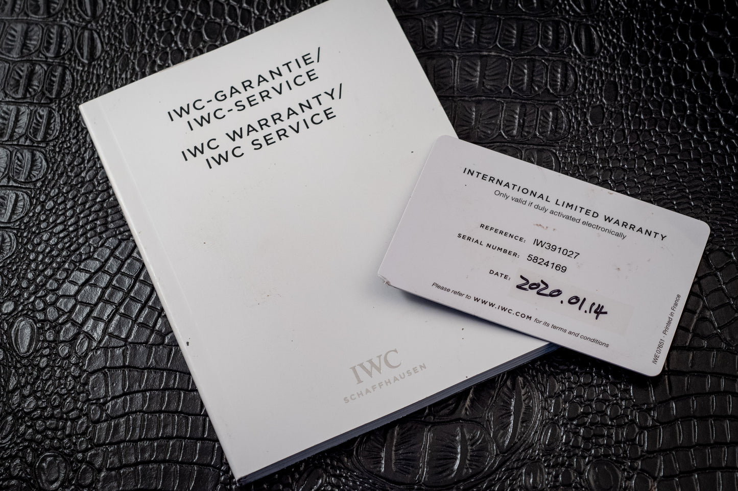 IWC Portofino Chronograph 2020 White Dial Box And Papers Ref IW391027