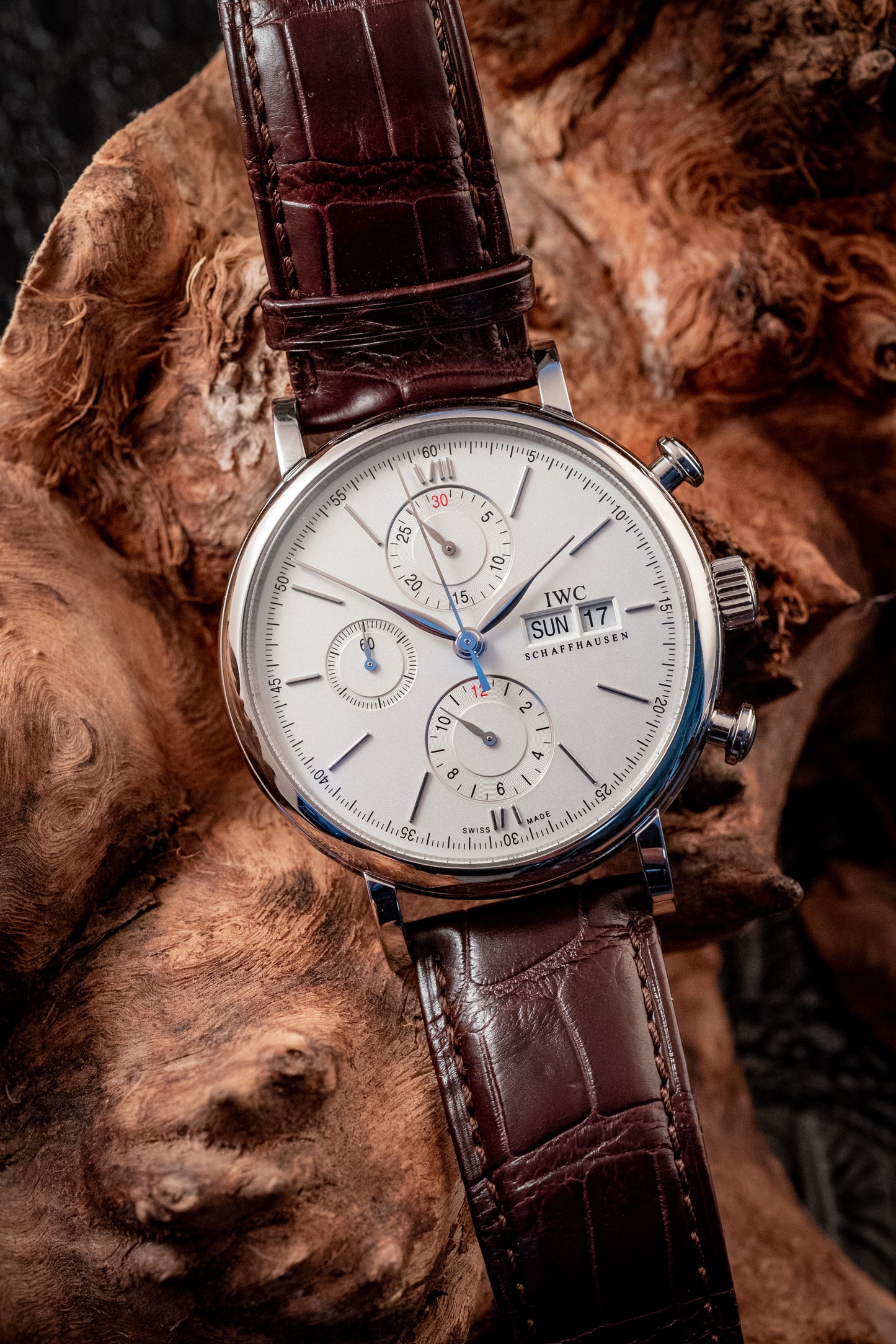 IWC Portofino Chronograph 2020 White Dial Box And Papers Ref IW391027