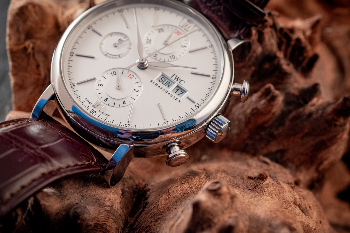 IWC Portofino Chronograph 2020 White Dial Box And Papers Ref IW391027