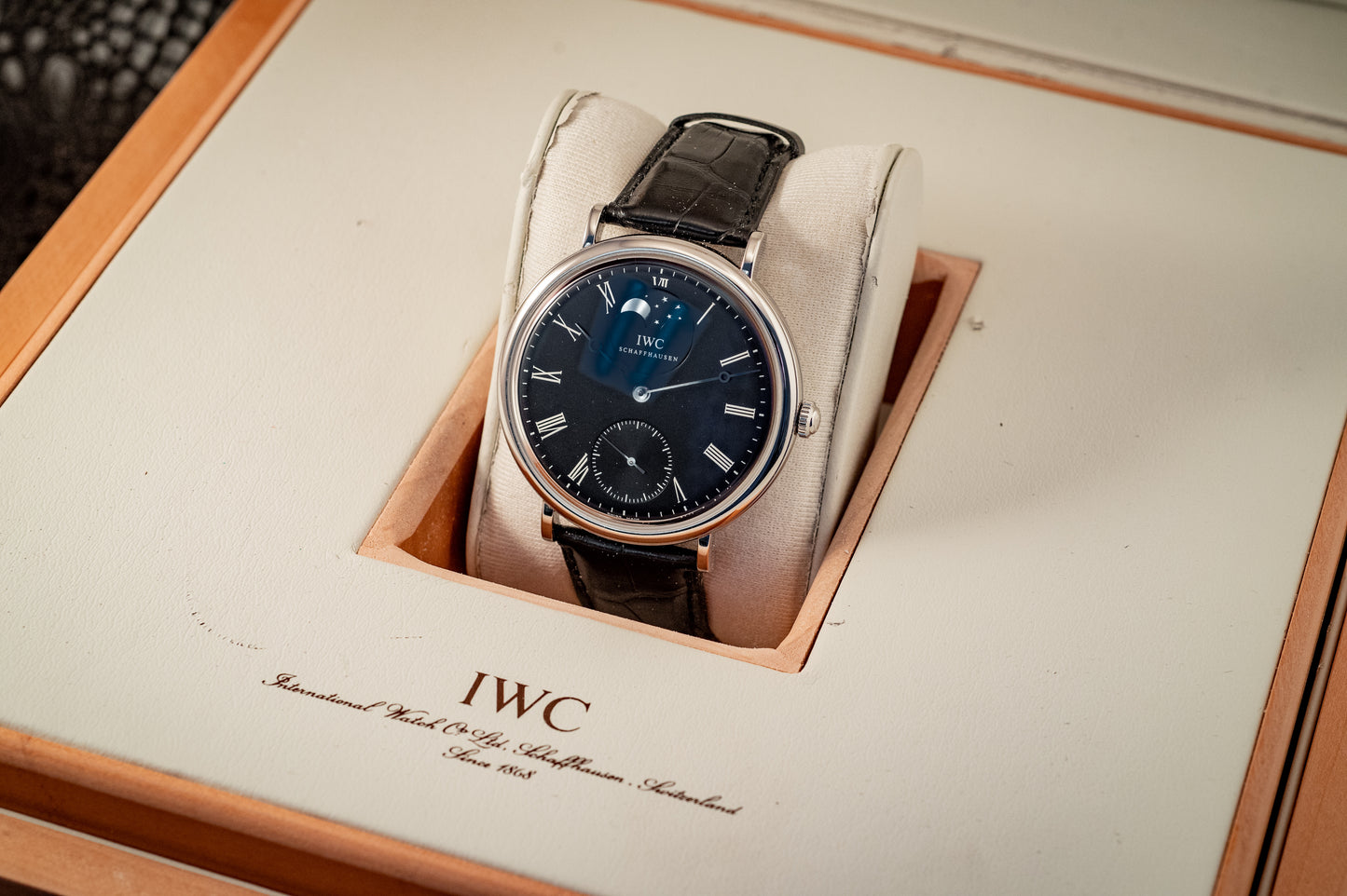 IWC Portofino Hand-Wound 46MM Full Set Box And Papers Ref IW544801