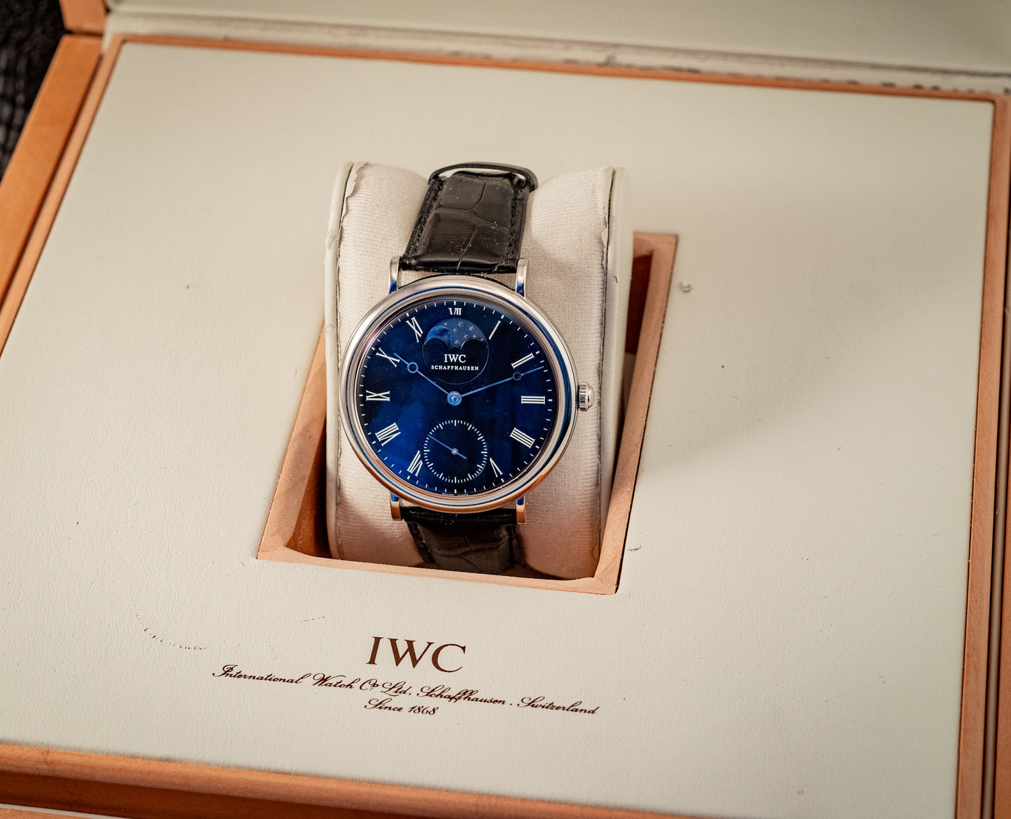 IWC Portofino Hand-Wound 46MM Full Set Box And Papers Ref IW544801