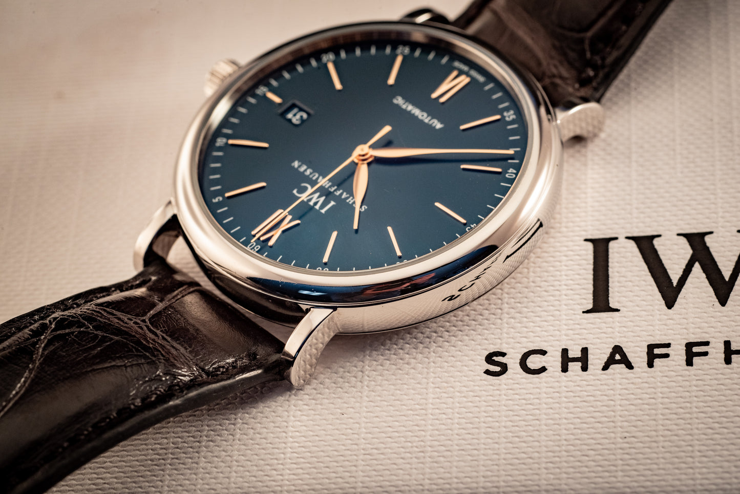 IWC Portofina Automatic 40MM Blue Dial 2025 Ref IW356523 Box And Papers