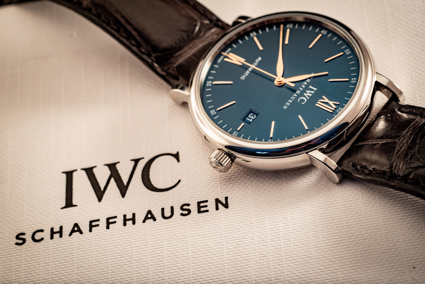 IWC Portofina Automatic 40MM Blue Dial 2025 Ref IW356523 Box And Papers