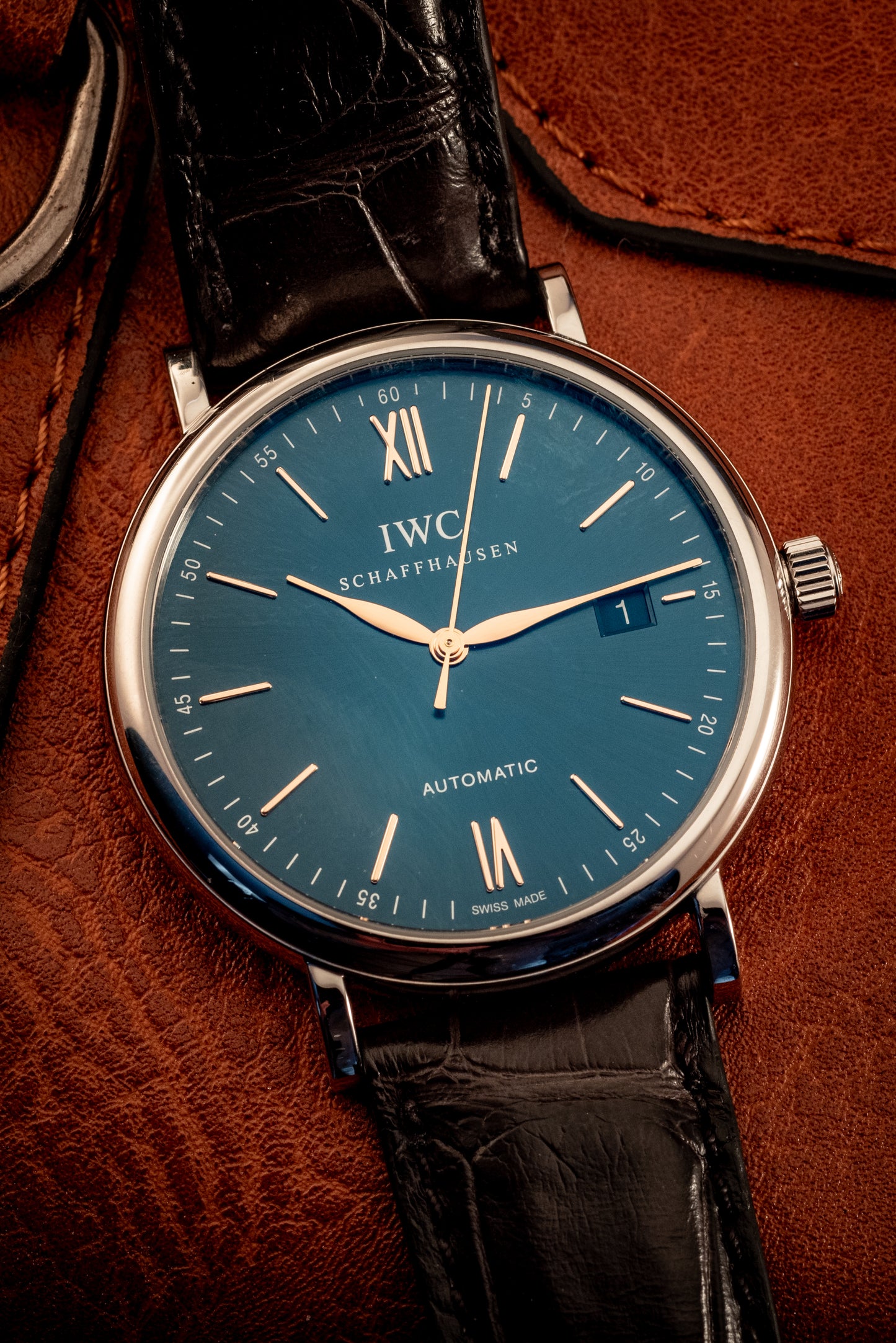 IWC Portofina Automatic 40MM Blue Dial 2025 Ref IW356523 Box And Papers