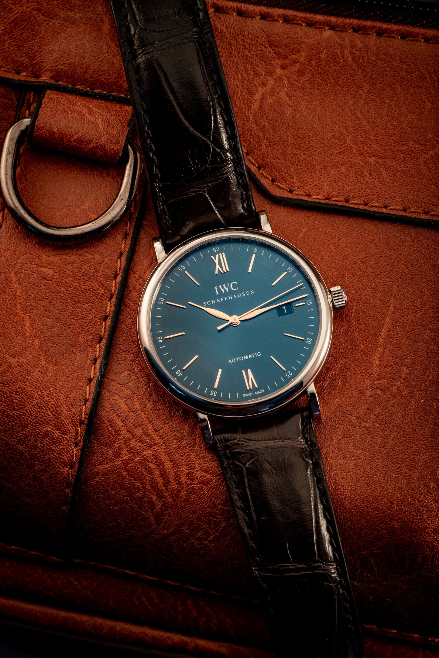 IWC Portofina Automatic 40MM Blue Dial 2025 Ref IW356523 Box And Papers