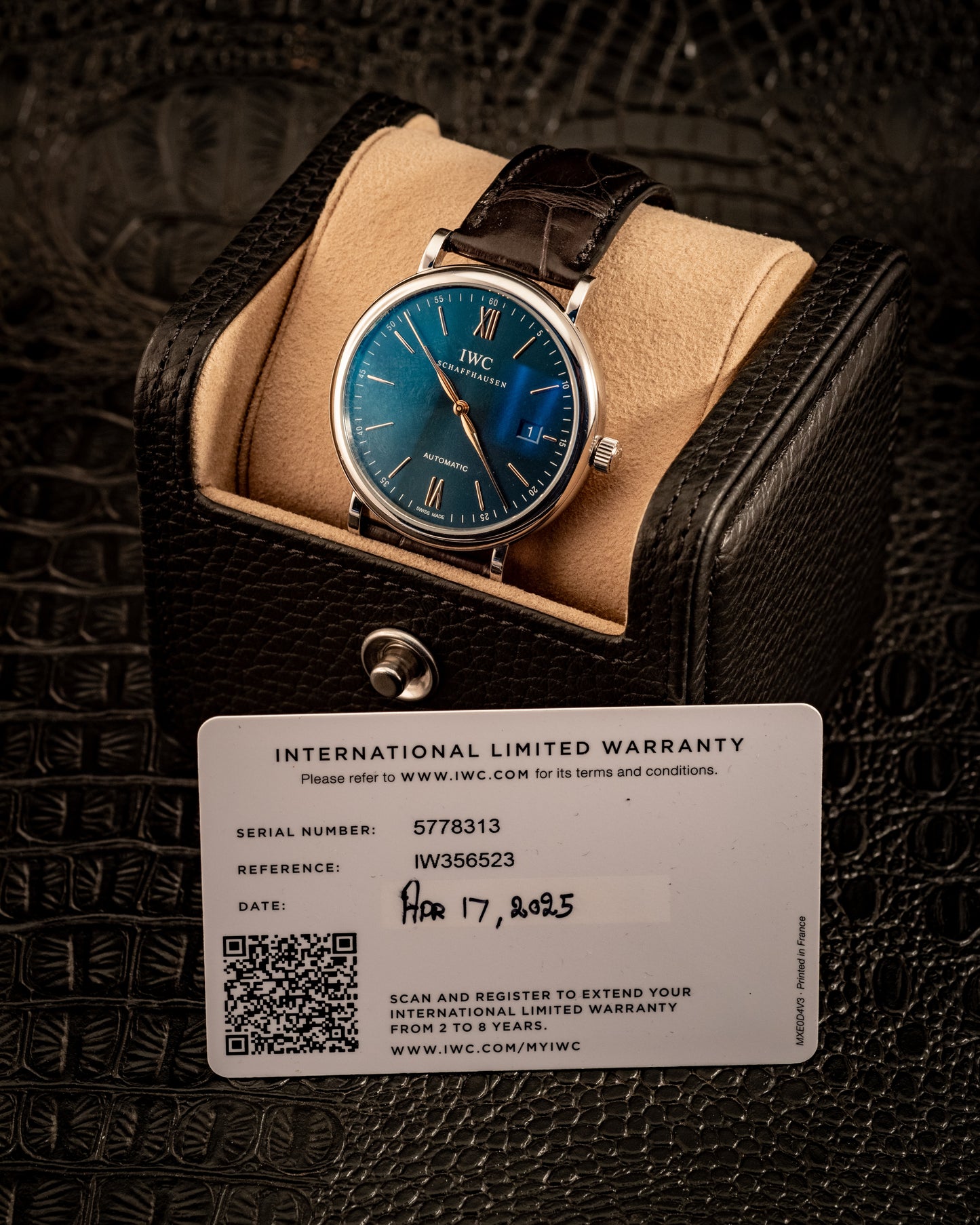 IWC Portofina Automatic 40MM Blue Dial 2025 Ref IW356523 Box And Papers