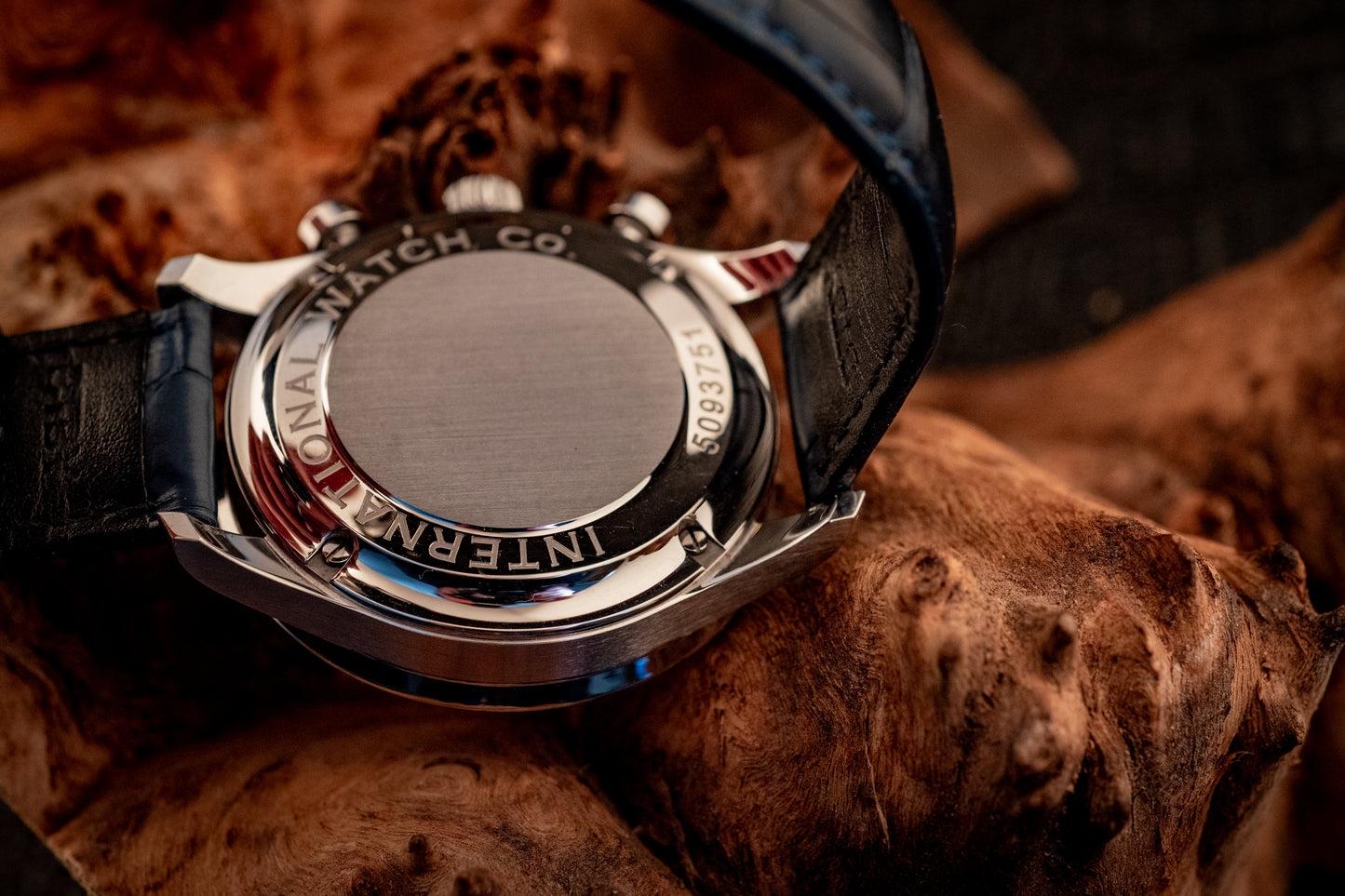 IWC Portuguese Chronograph Blue Strap Box And Papers Ref IW371446