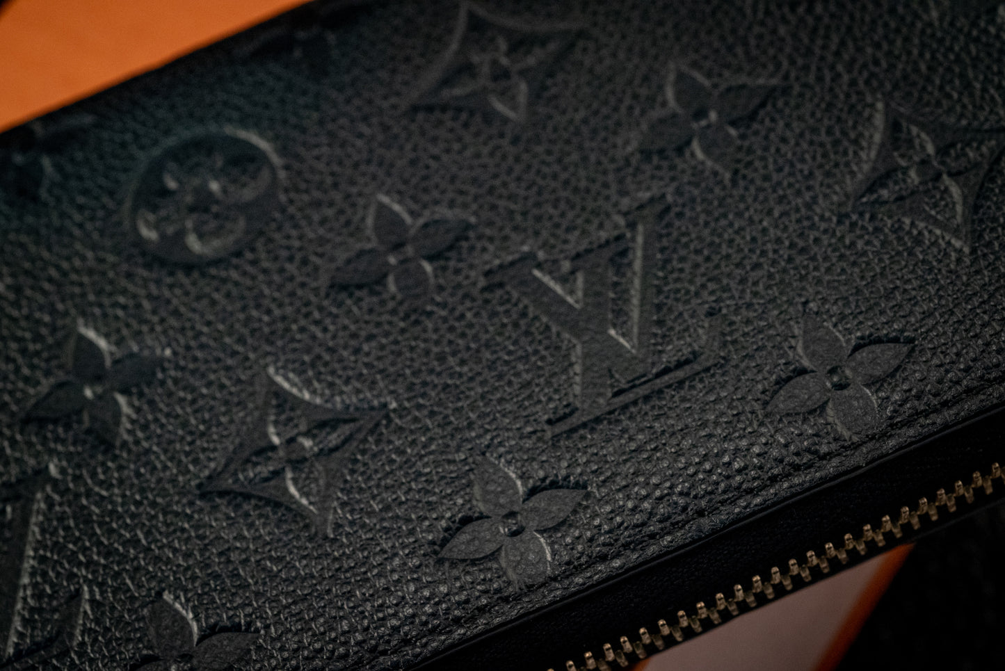 Louis Vuitton M61864 Monogram Empreinte Zippy Wallet Box Dust Bag Original Purchase Receipt