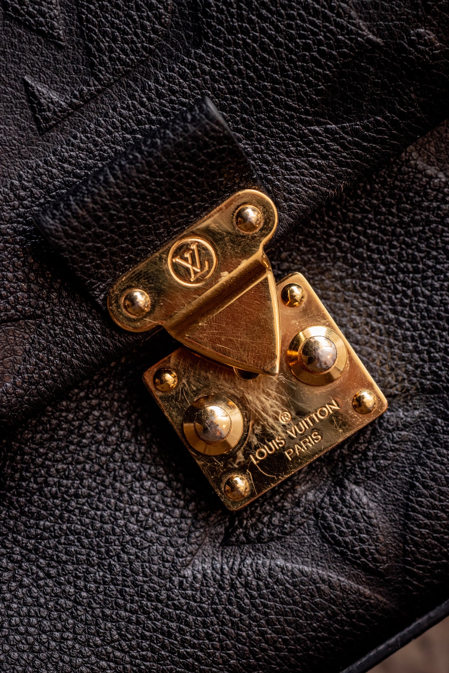 Louis Vuitton Madeleine MM Empreinte Top Handle Handbag Shoulder Strap Box LegitGrails Auth Papers