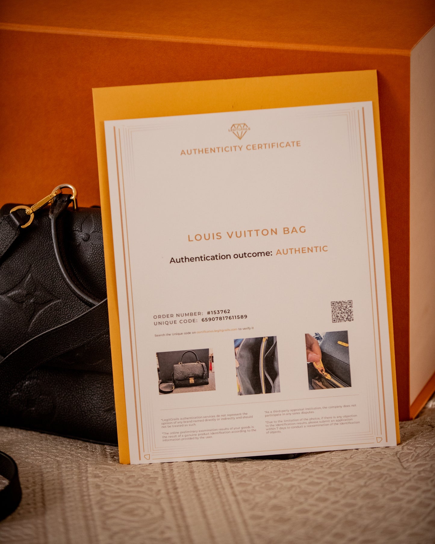 Louis Vuitton Madeleine MM Empreinte Top Handle Handbag Shoulder Strap Box LegitGrails Auth Papers