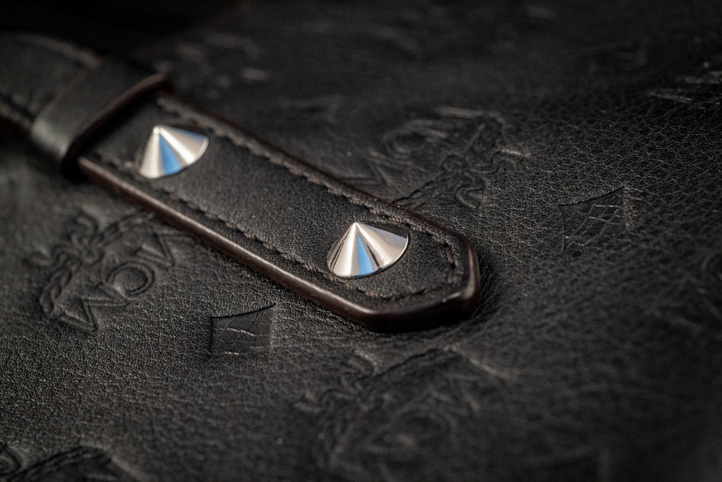 MCM Klara Black Large Monogram Leather Women's Designer Tote Handbag MWP9SKM51