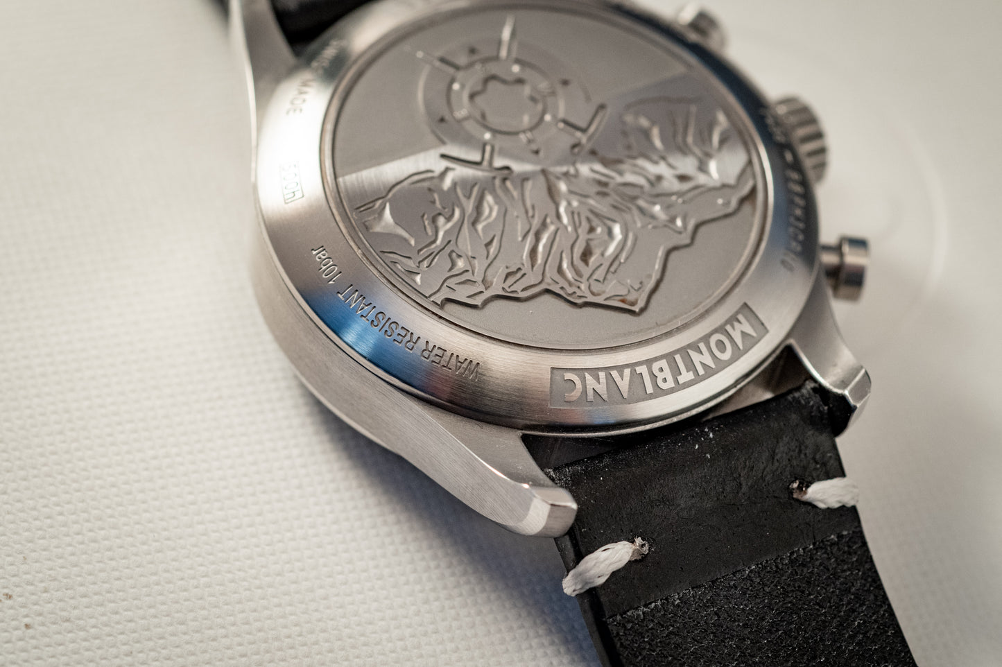 Montblanc 1858 AUTOMATIC CHRONOGRAPH 2023 Box And Papers Extra Strap Ref MB117835