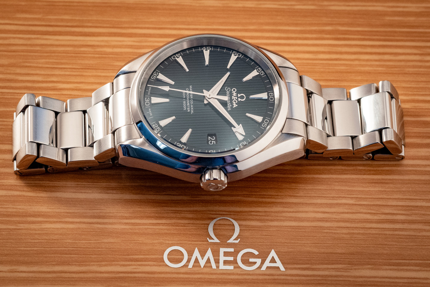 Omega Seamaster Aqua Terra 2021 Blue Dial Box And Papers Ref 231.10.42.21.03.003