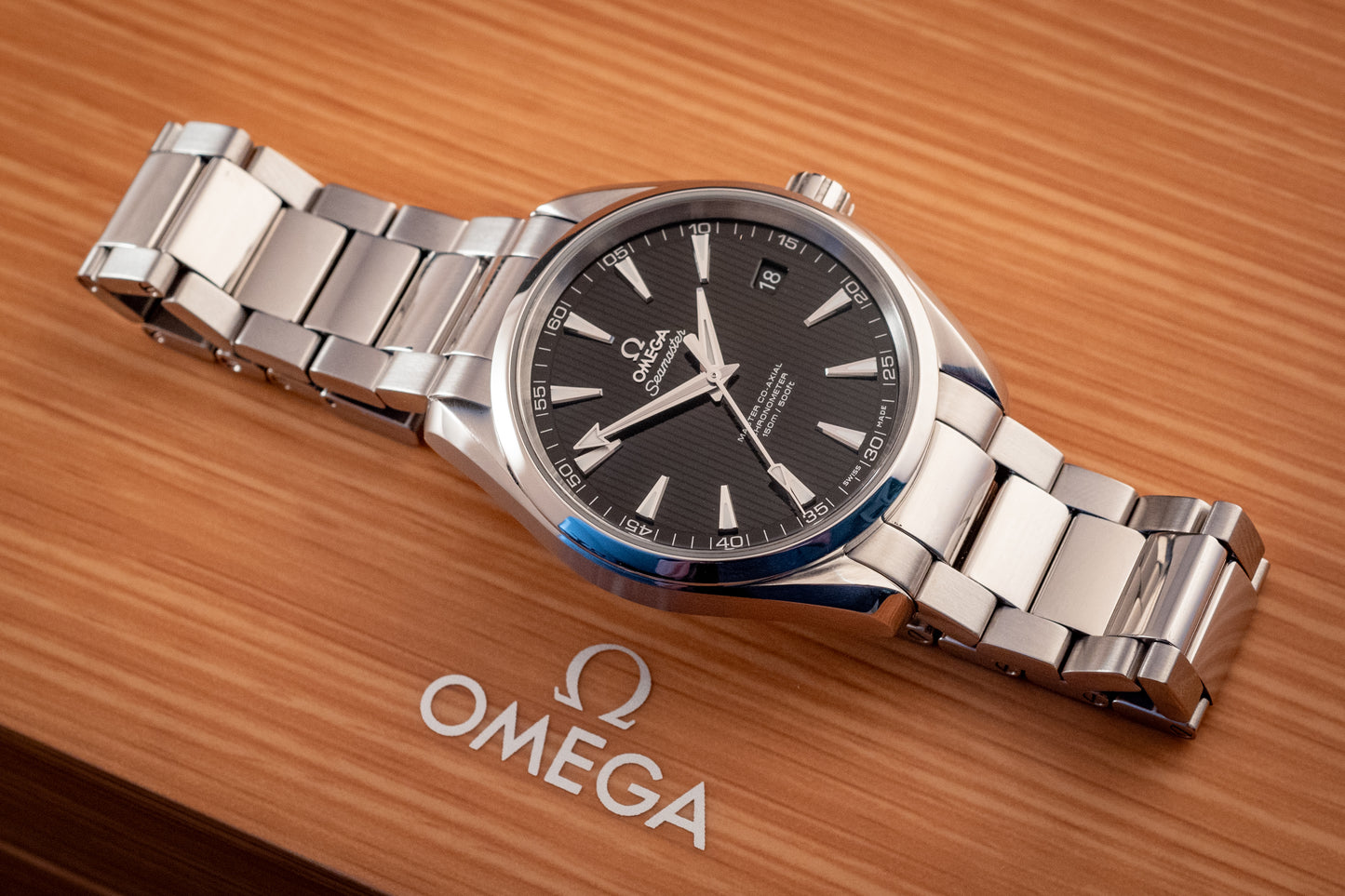 Omega 2021 Seamaster Aqua Terra Men's 42MM Stainless Steel Black Dial Ref 231.10.42.21.01.003
