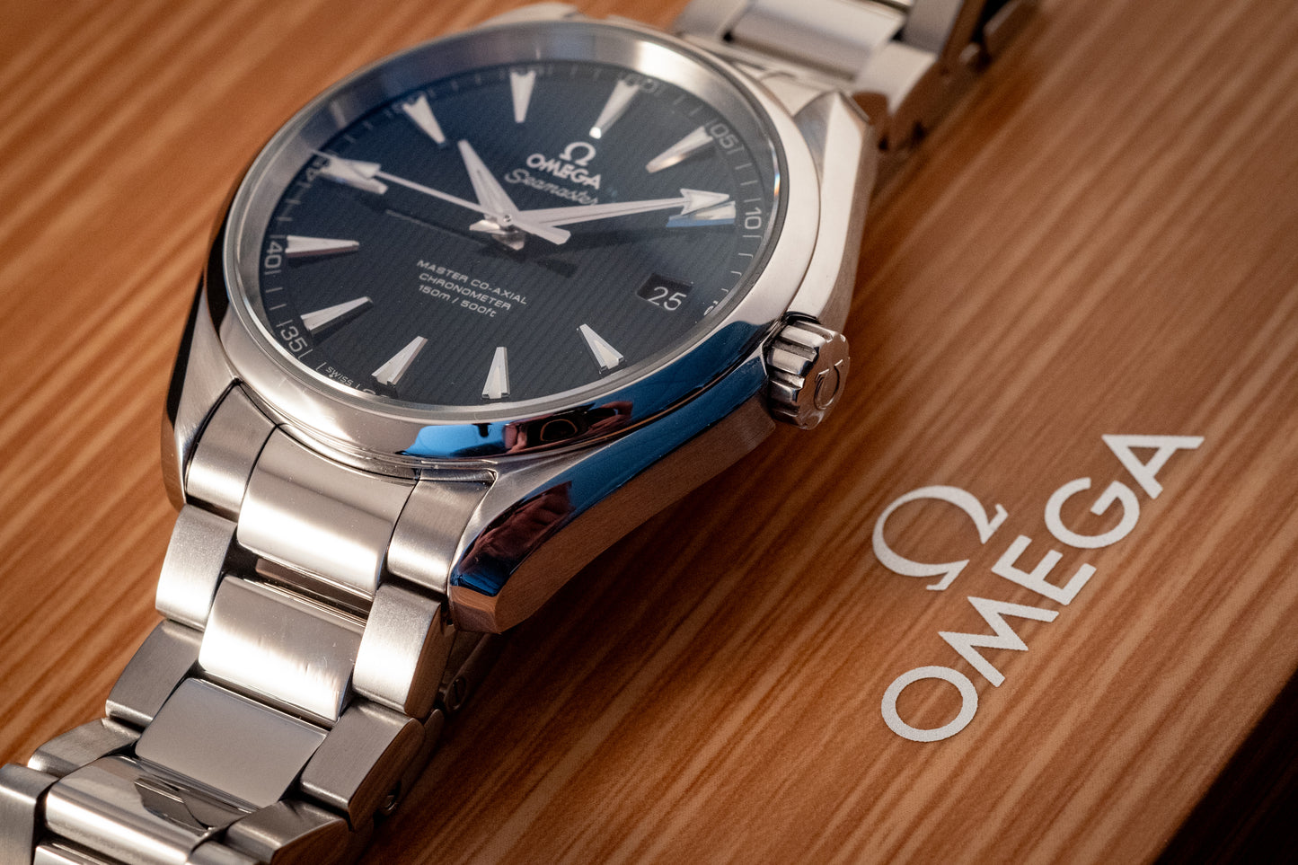Omega Seamaster Aqua Terra 2021 Blue Dial Box And Papers Ref 231.10.42.21.03.003