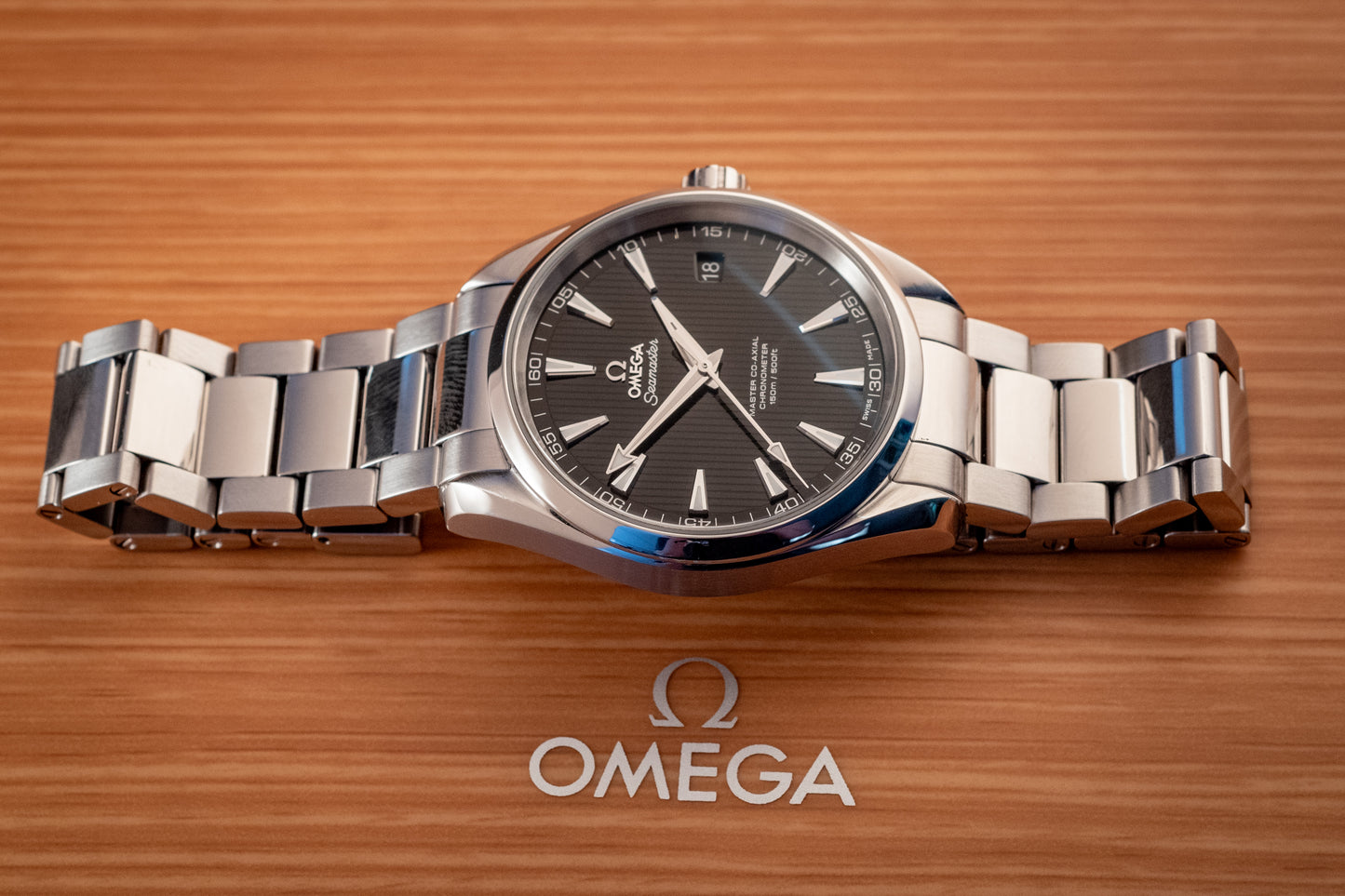 Omega 2021 Seamaster Aqua Terra Men's 42MM Stainless Steel Black Dial Ref 231.10.42.21.01.003