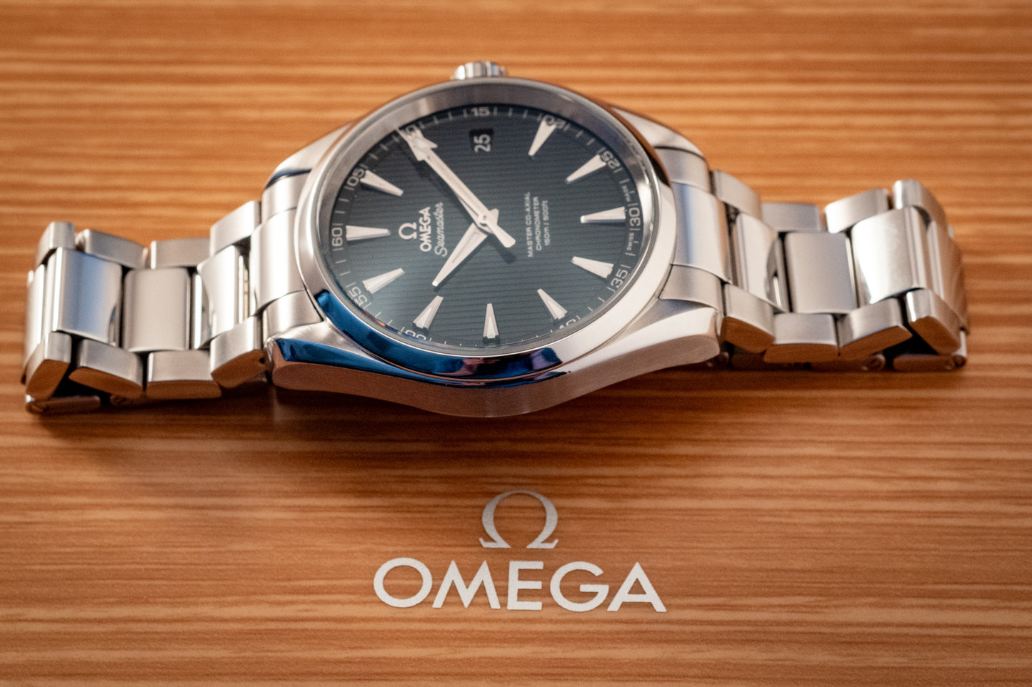 Omega Seamaster Aqua Terra 2021 Blue Dial Box And Papers Ref 231.10.42.21.03.003