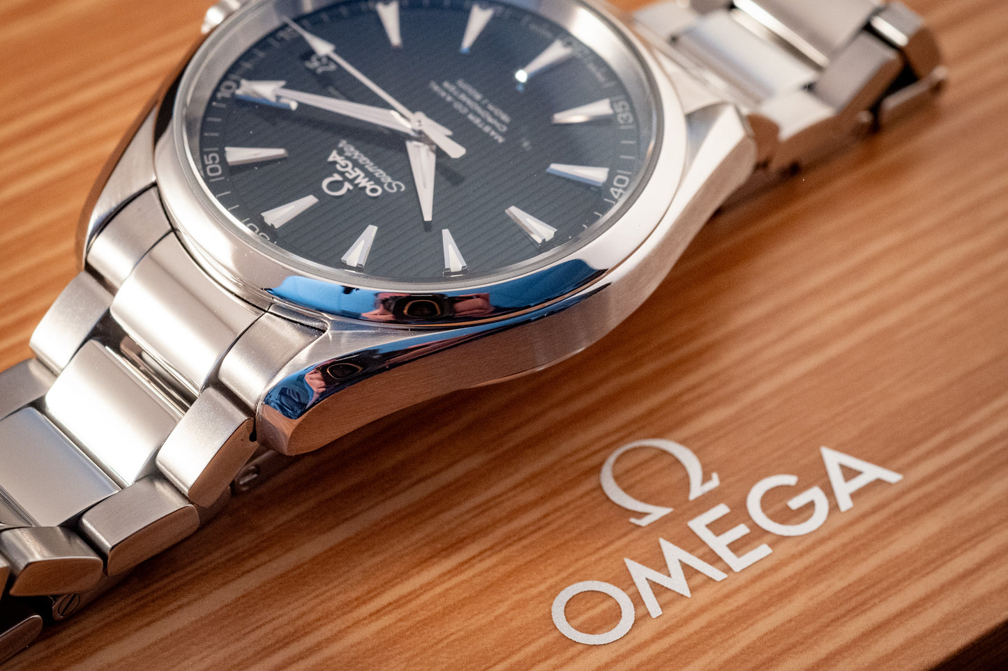 Omega Seamaster Aqua Terra 2021 Blue Dial Box And Papers Ref 231.10.42.21.03.003