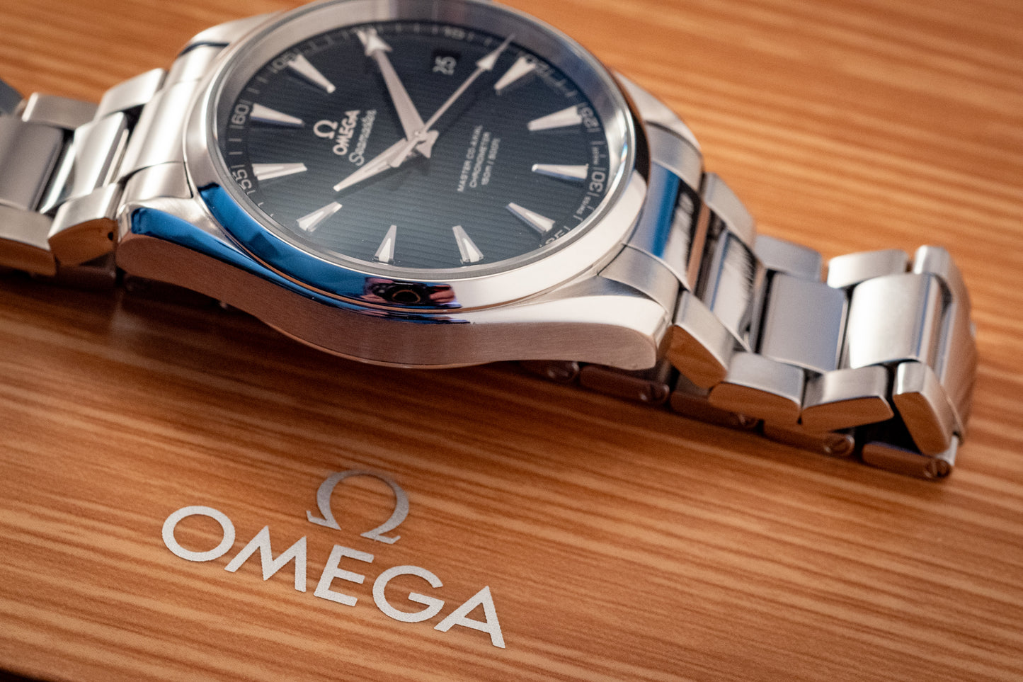Omega Seamaster Aqua Terra 2021 Blue Dial Box And Papers Ref 231.10.42.21.03.003