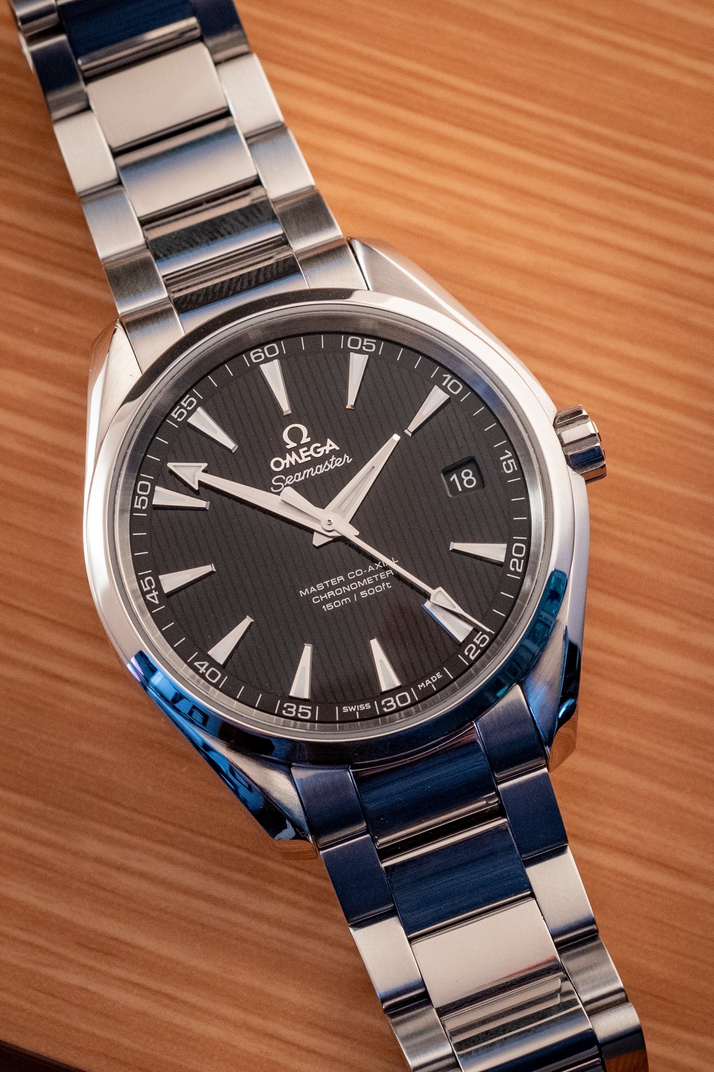 Omega 2021 Seamaster Aqua Terra Men's 42MM Stainless Steel Black Dial Ref 231.10.42.21.01.003