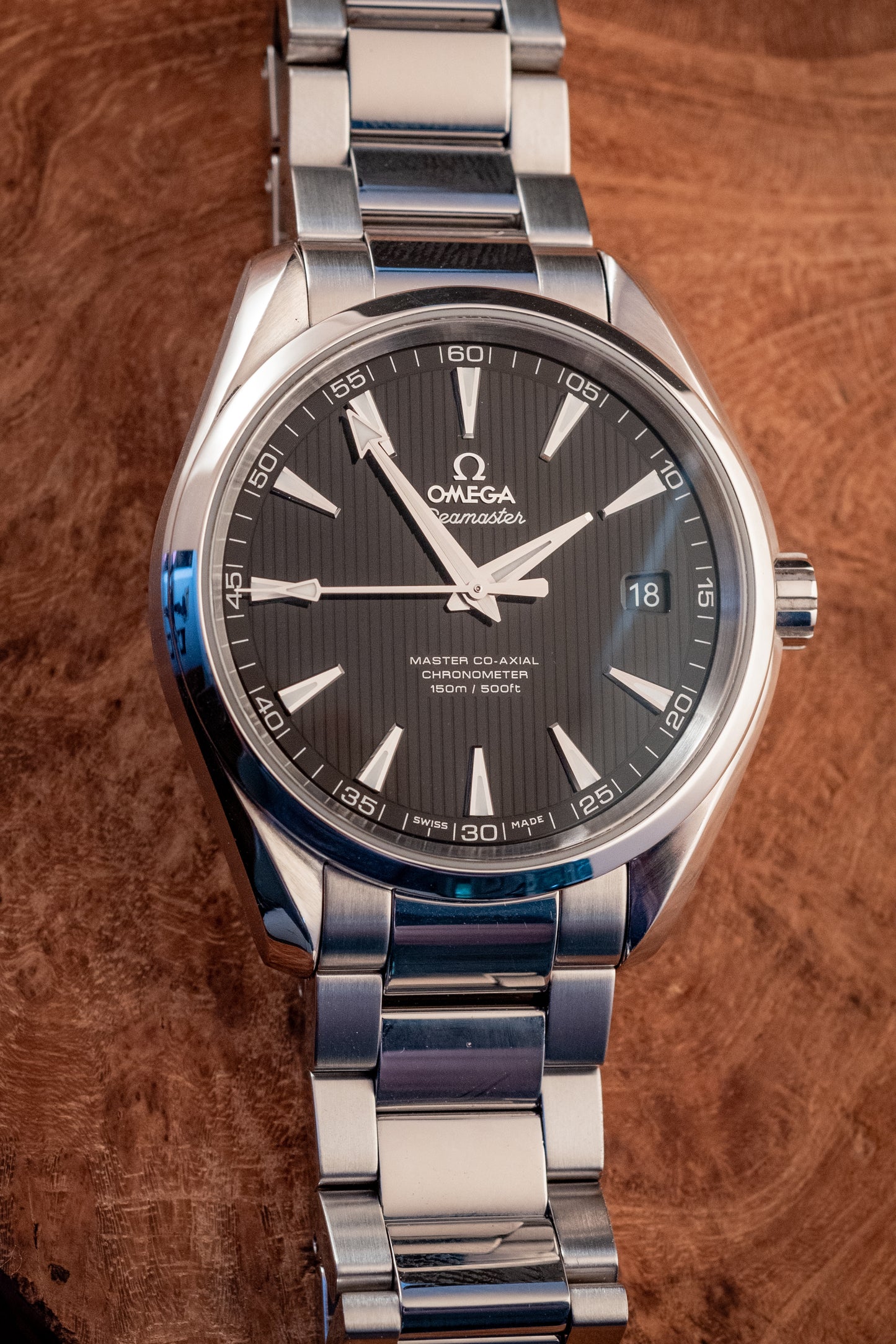 Omega 2021 Seamaster Aqua Terra Men's 42MM Stainless Steel Black Dial Ref 231.10.42.21.01.003
