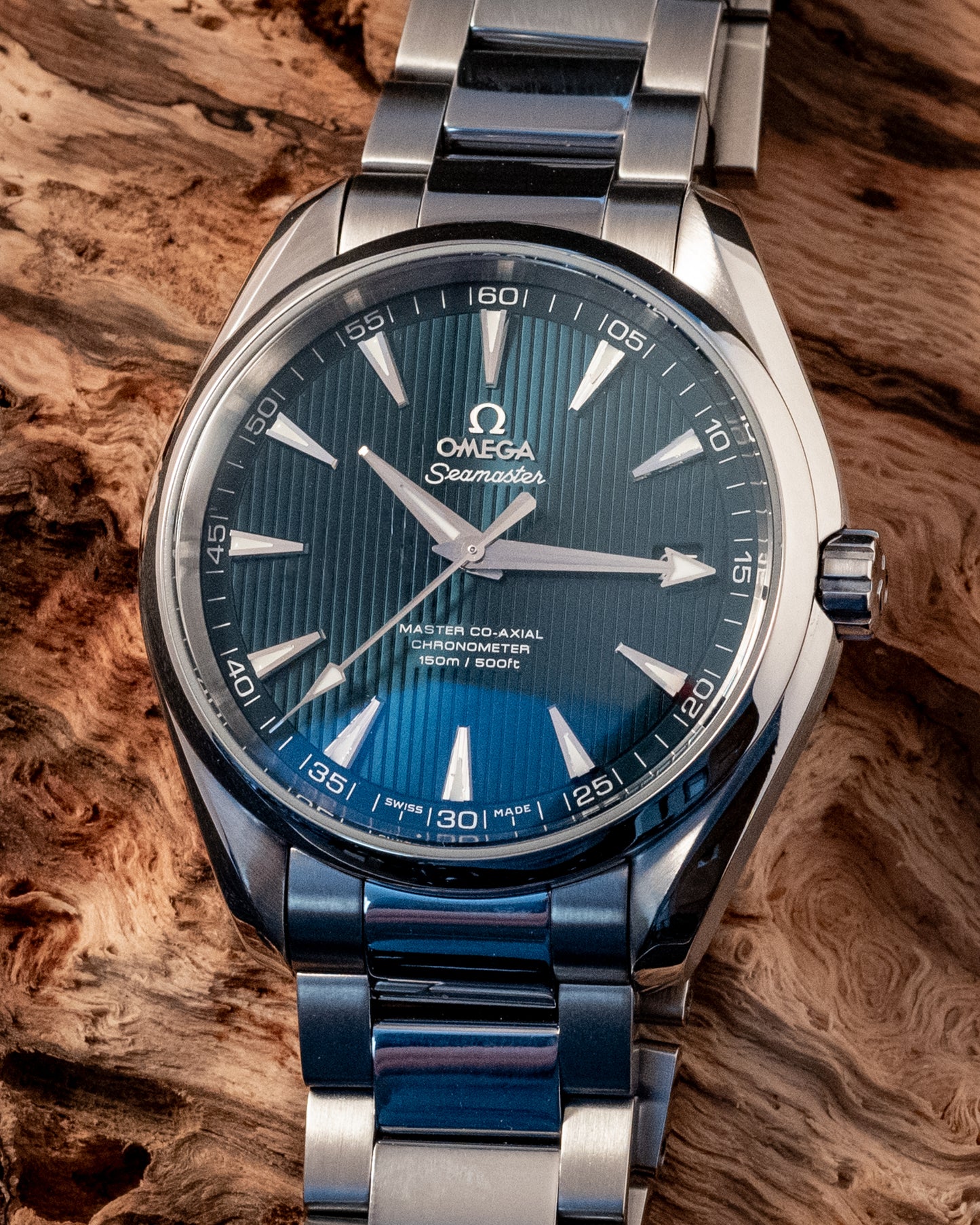 Omega Seamaster Aqua Terra 2021 Blue Dial Box And Papers Ref 231.10.42.21.03.003