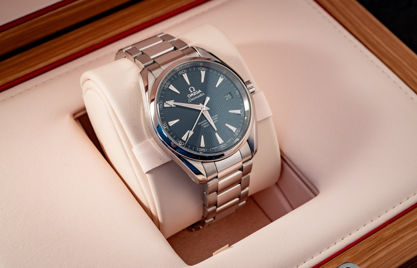 Omega Seamaster Aqua Terra 2021 Blue Dial Box And Papers Ref 231.10.42.21.03.003
