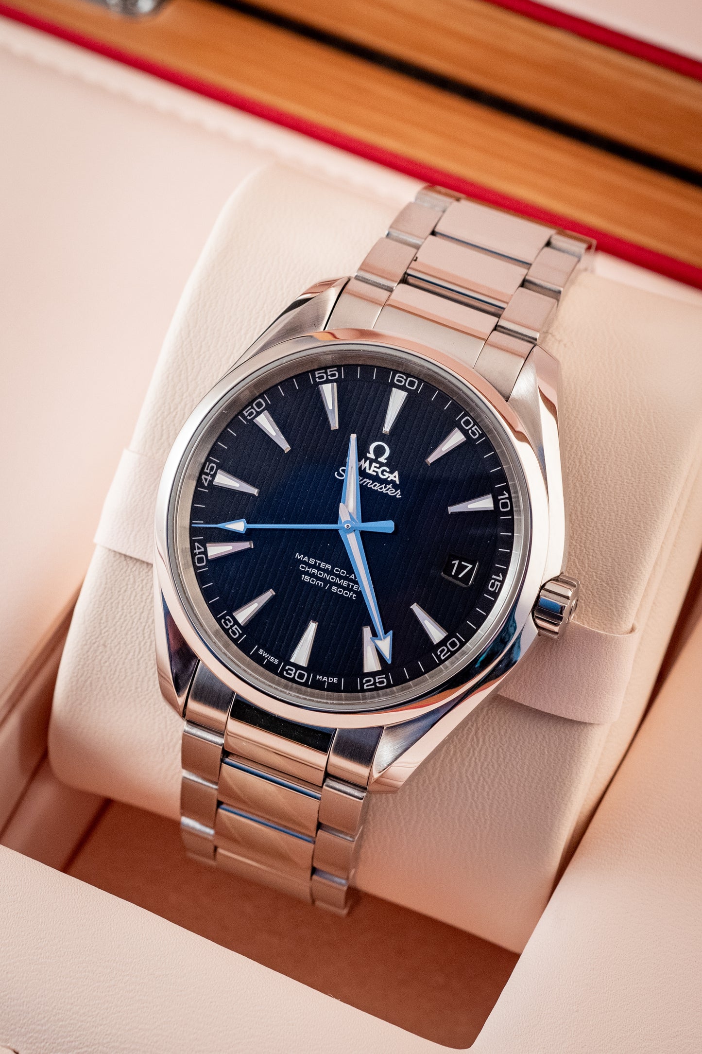 Omega 2021 Seamaster Aqua Terra Men's 42MM Stainless Steel Black Dial Ref 231.10.42.21.01.003