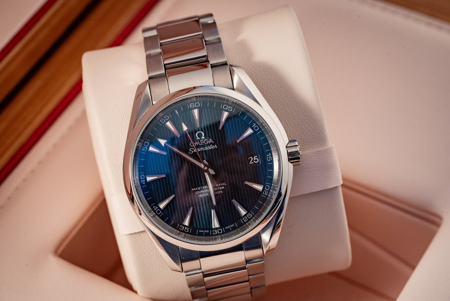 Omega Seamaster Aqua Terra 2021 Blue Dial Box And Papers Ref 231.10.42.21.03.003