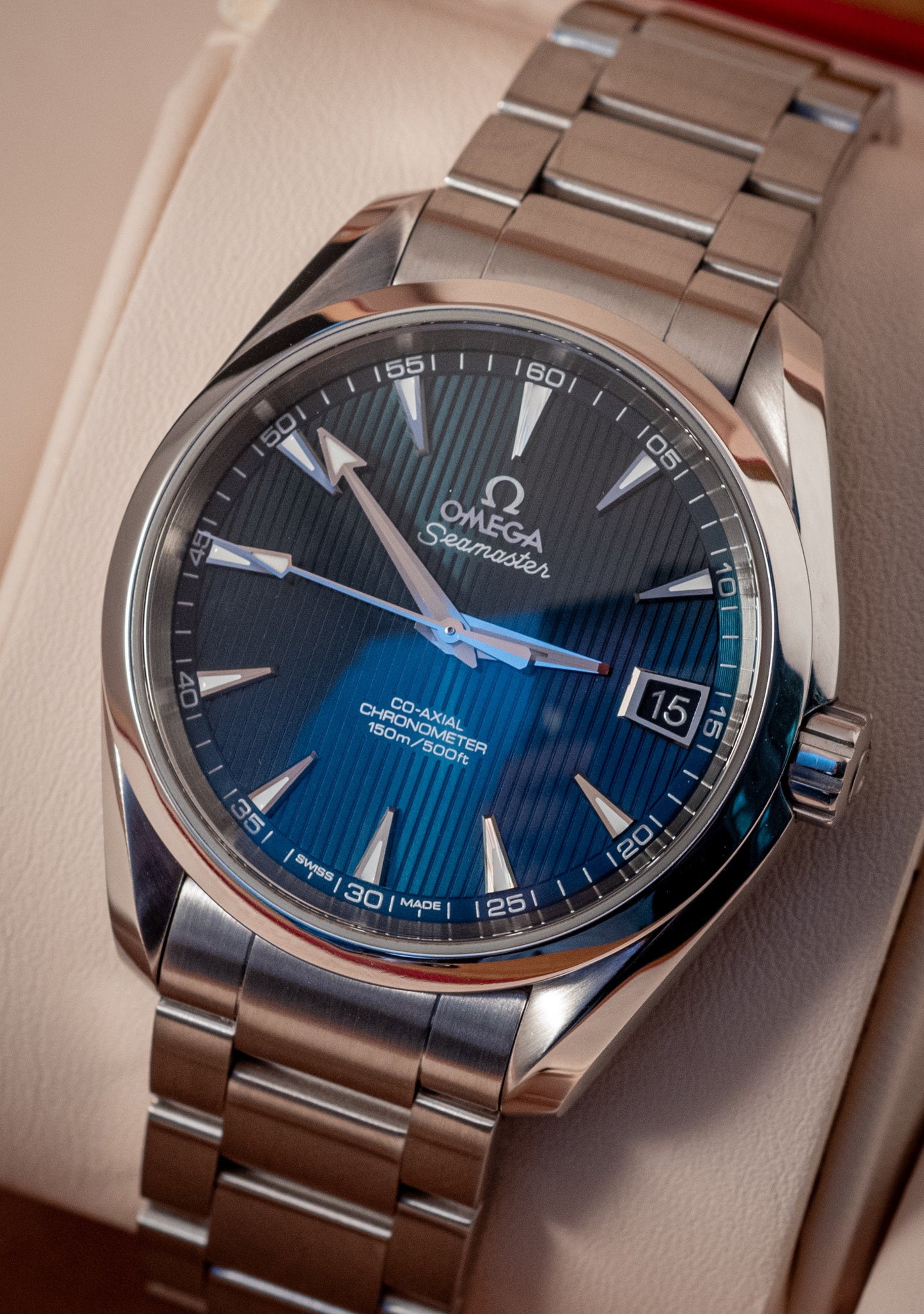 Omega Seamaster 2021 Aqua Terra Skyfall 38.5mm Box And Papers Ref 231.10.39.21.03.001