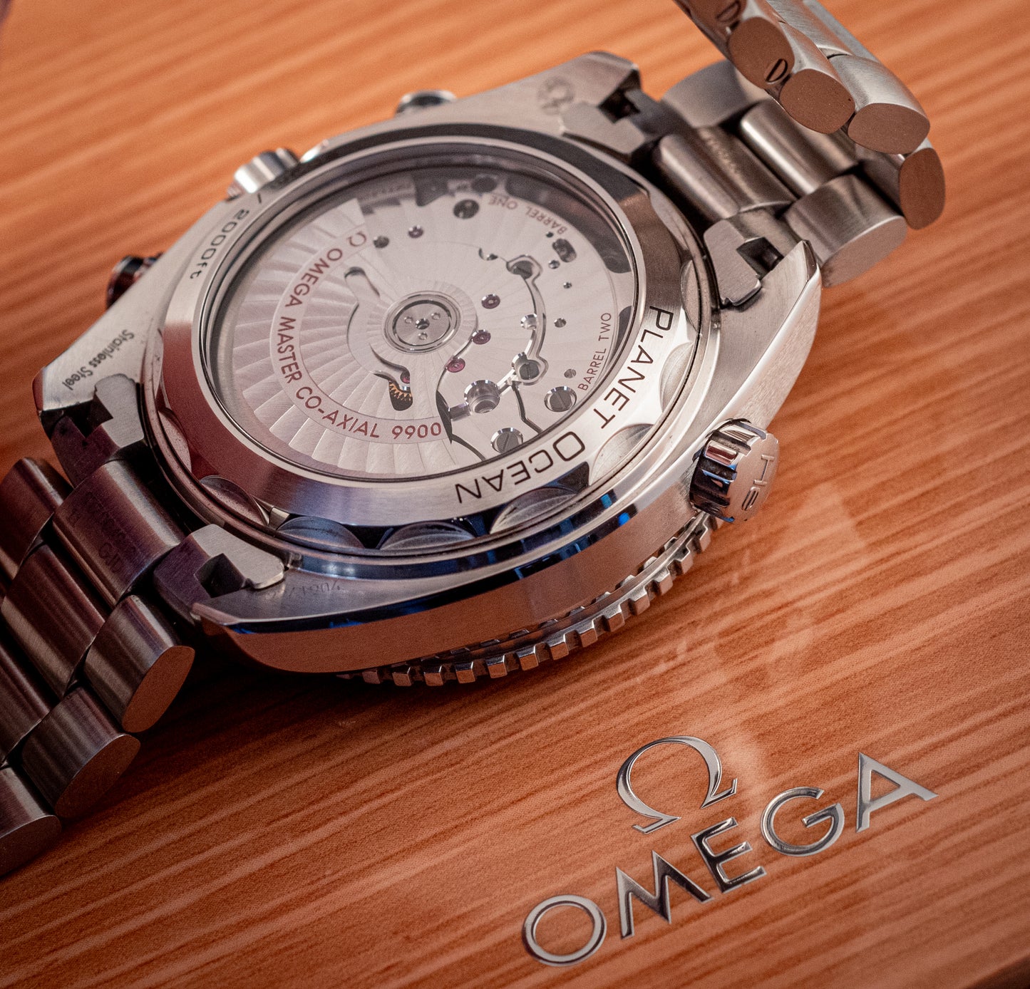 Omega Seamaster Planet Ocean Chronograph Ref 215.30.46.51.01.001 Box And Papers