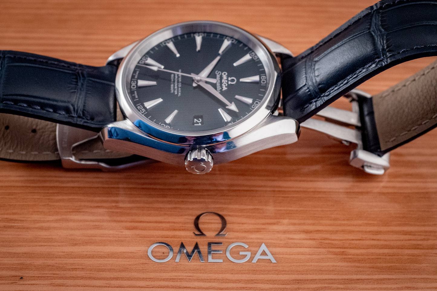 Omega 2023 Seamaster Aqua Terra Strap Blue 42MM Box And Papers Ref 231.13.42.21.03.001