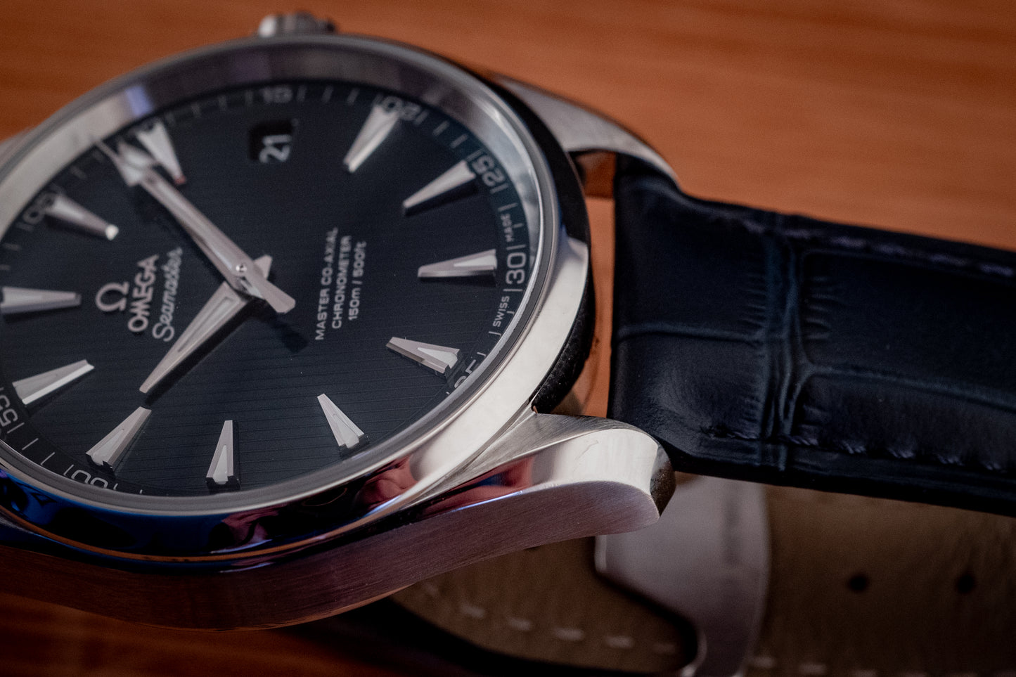Omega 2023 Seamaster Aqua Terra Strap Blue 42MM Box And Papers Ref 231.13.42.21.03.001