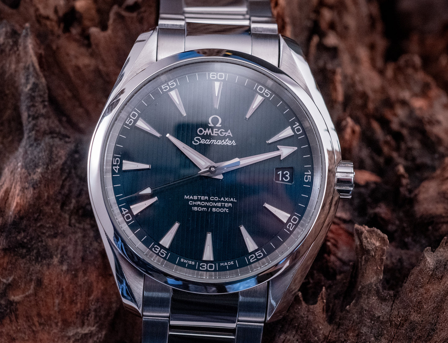 Omega Seamaster Aqua Terra 11/2023 Blue Dial Box And Papers Ref 231.10.42.21.03.003