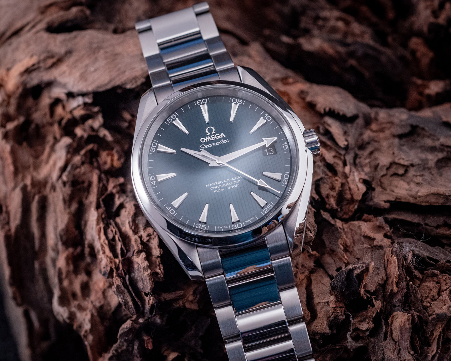 Omega Seamaster Aqua Terra 11/2023 Blue Dial Box And Papers Ref 231.10.42.21.03.003