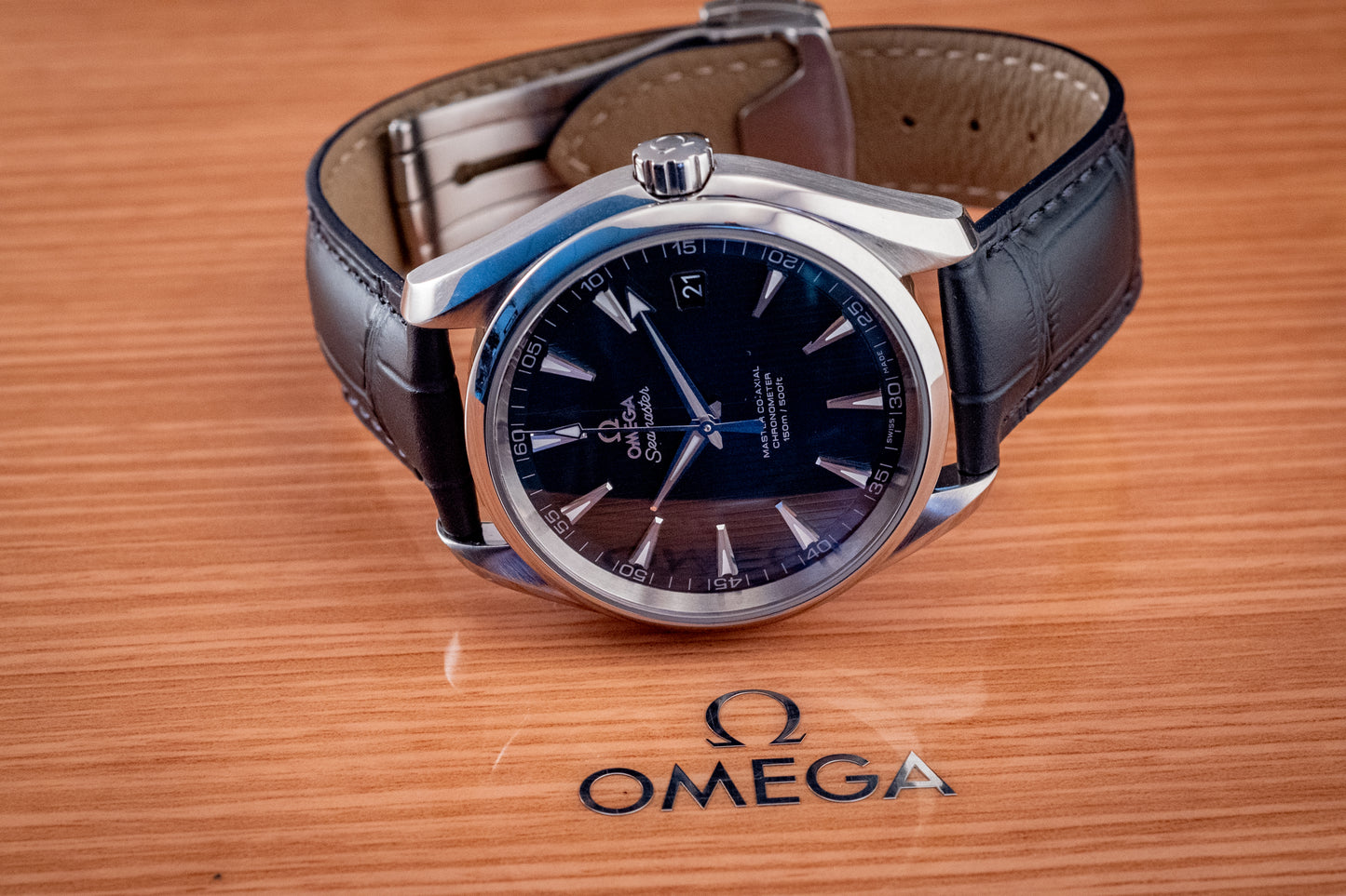 Omega 2023 Seamaster Aqua Terra Strap Blue 42MM Box And Papers Ref 231.13.42.21.03.001