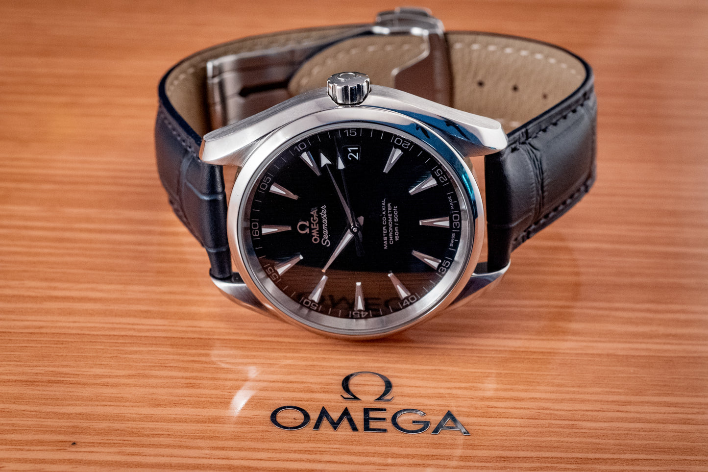 Omega 2023 Seamaster Aqua Terra Strap Blue 42MM Box And Papers Ref 231.13.42.21.03.001