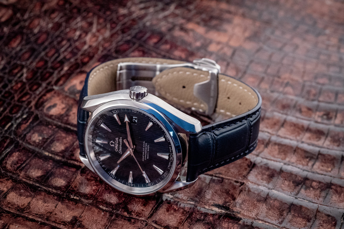 Omega 2023 Seamaster Aqua Terra Strap Blue 42MM Box And Papers Ref 231.13.42.21.03.001