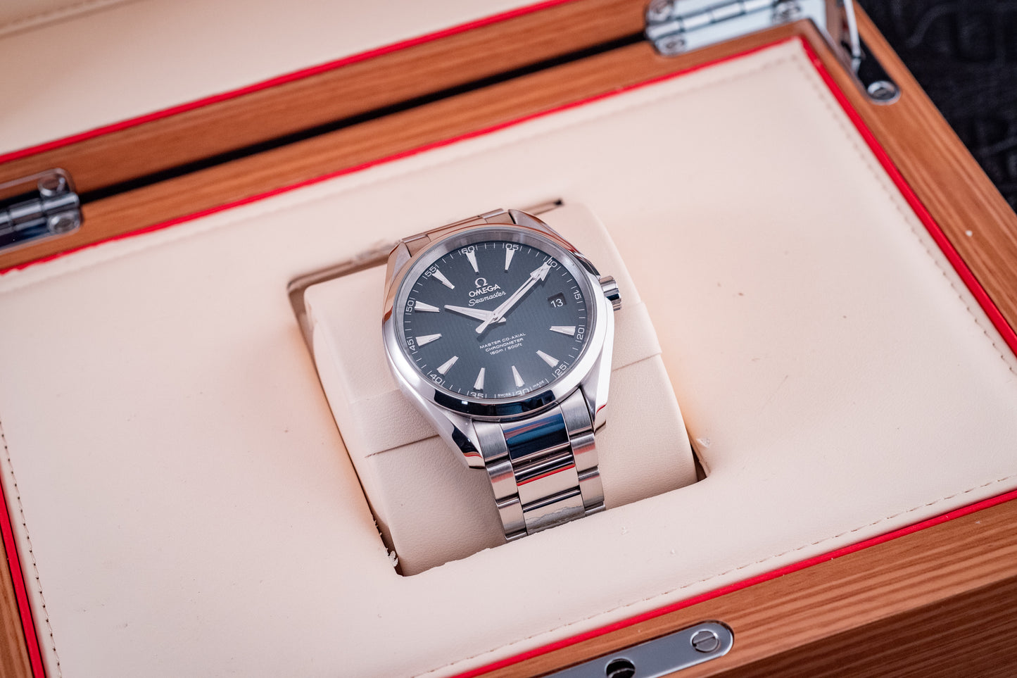 Omega Seamaster Aqua Terra 11/2023 Blue Dial Box And Papers Ref 231.10.42.21.03.003