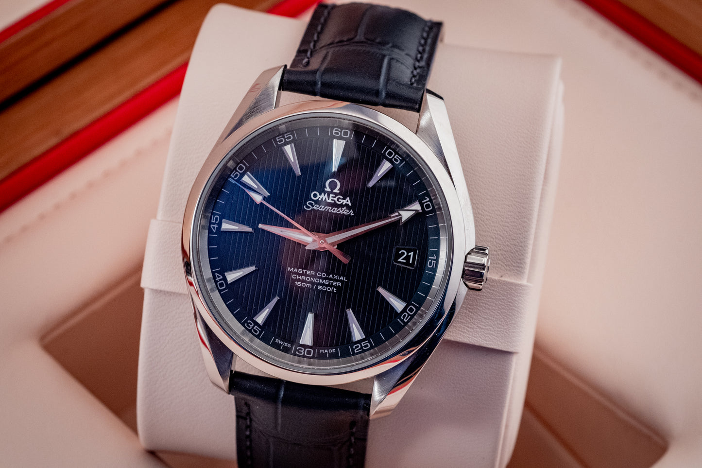 Omega 2023 Seamaster Aqua Terra Strap Blue 42MM Box And Papers Ref 231.13.42.21.03.001