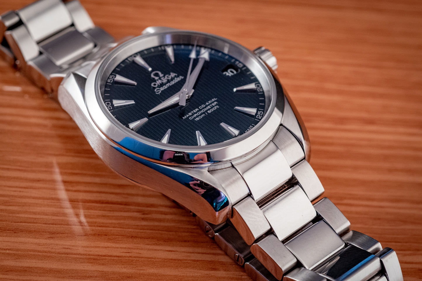 Omega 2021 Seamaster Aqua Terra Bracelet Blue 2021 Box And Papers Ref 231.10.39.21.03.002
