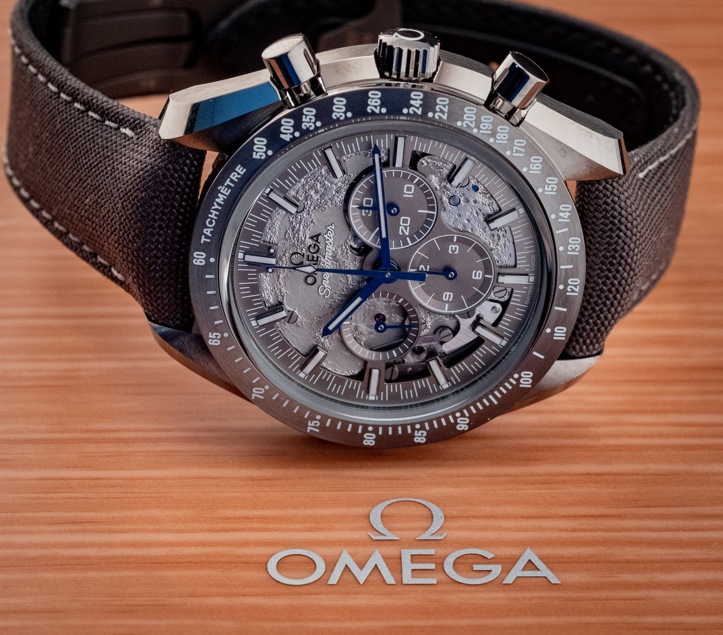 Omega NEW 2026 Dark Side Of The Moon Grey Ceramic 44.25MM Box And Papers Purchase Receipt Ref 310.92.44.50.06.001