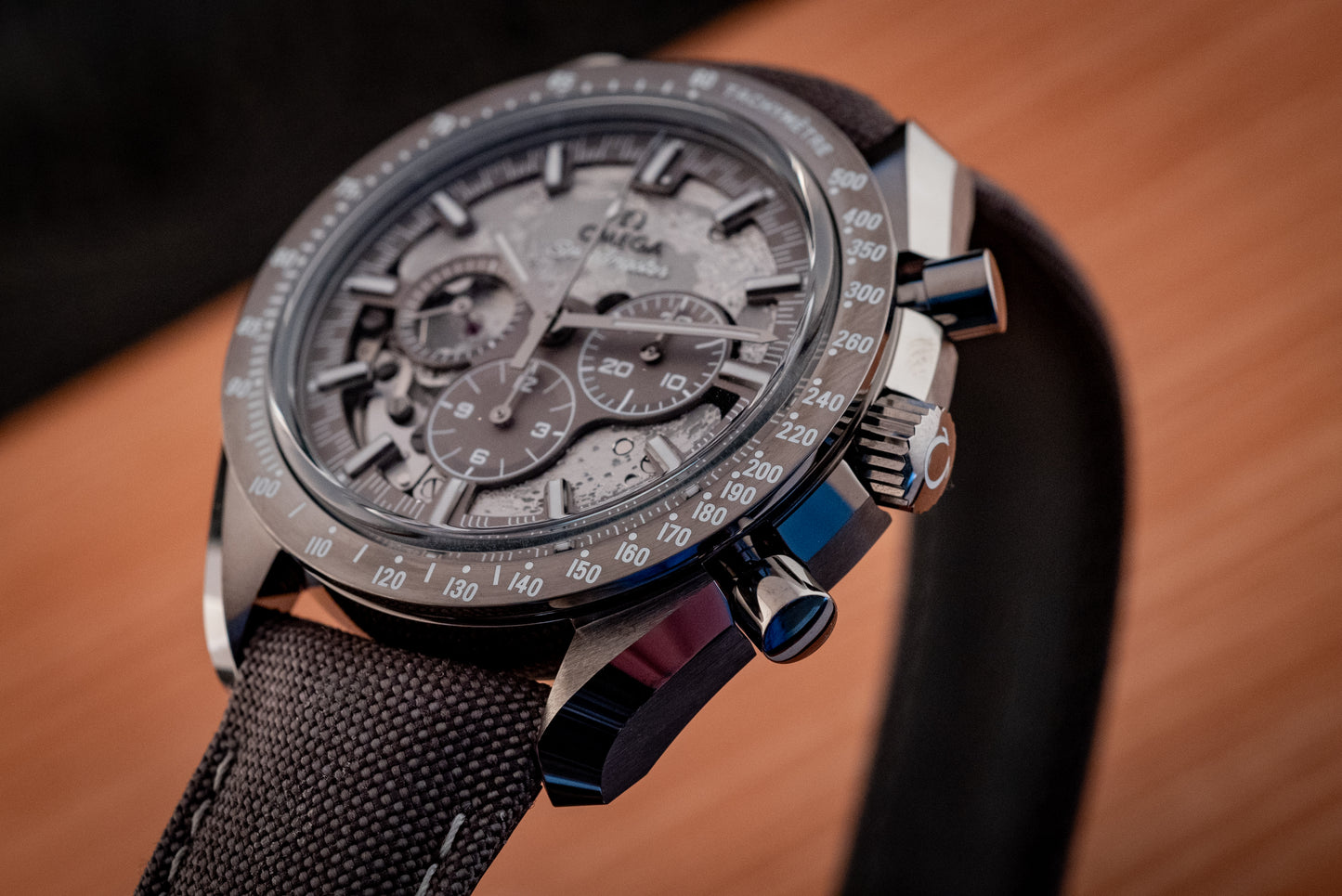 Omega NEW 2026 Dark Side Of The Moon Grey Ceramic 44.25MM Box And Papers Purchase Receipt Ref 310.92.44.50.06.001
