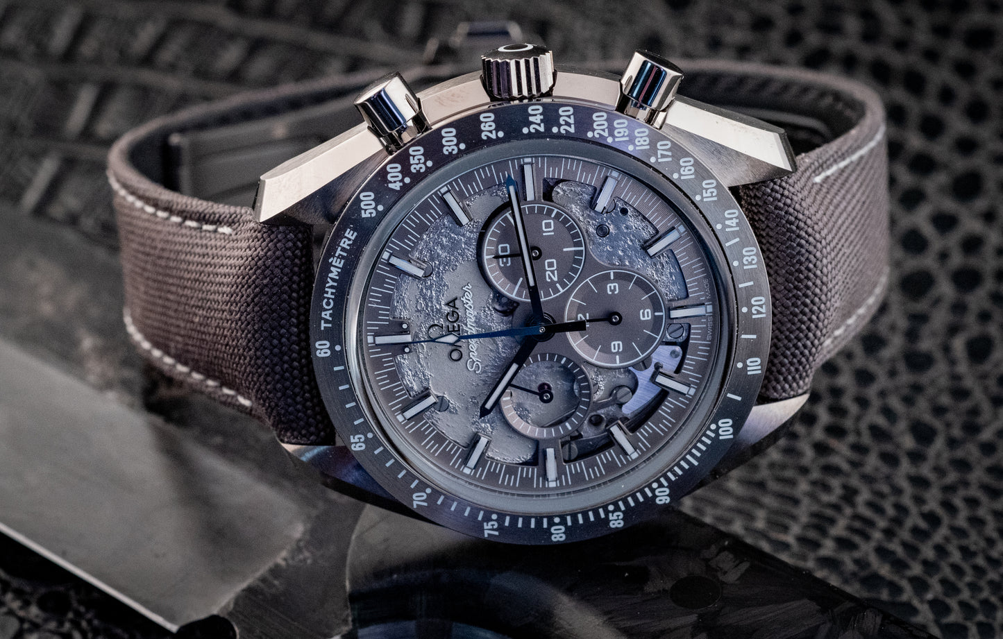 Omega NEW 2026 Dark Side Of The Moon Grey Ceramic 44.25MM Box And Papers Purchase Receipt Ref 310.92.44.50.06.001