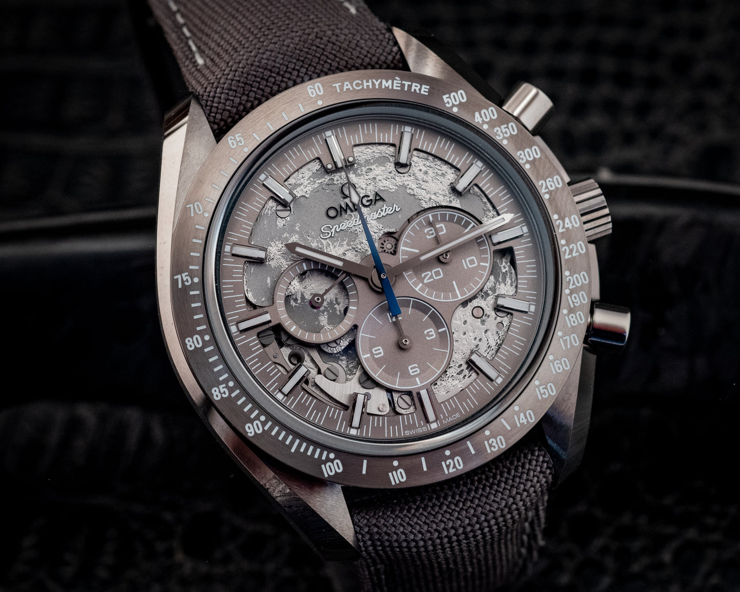 Omega NEW 2026 Dark Side Of The Moon Grey Ceramic 44.25MM Box And Papers Purchase Receipt Ref 310.92.44.50.06.001