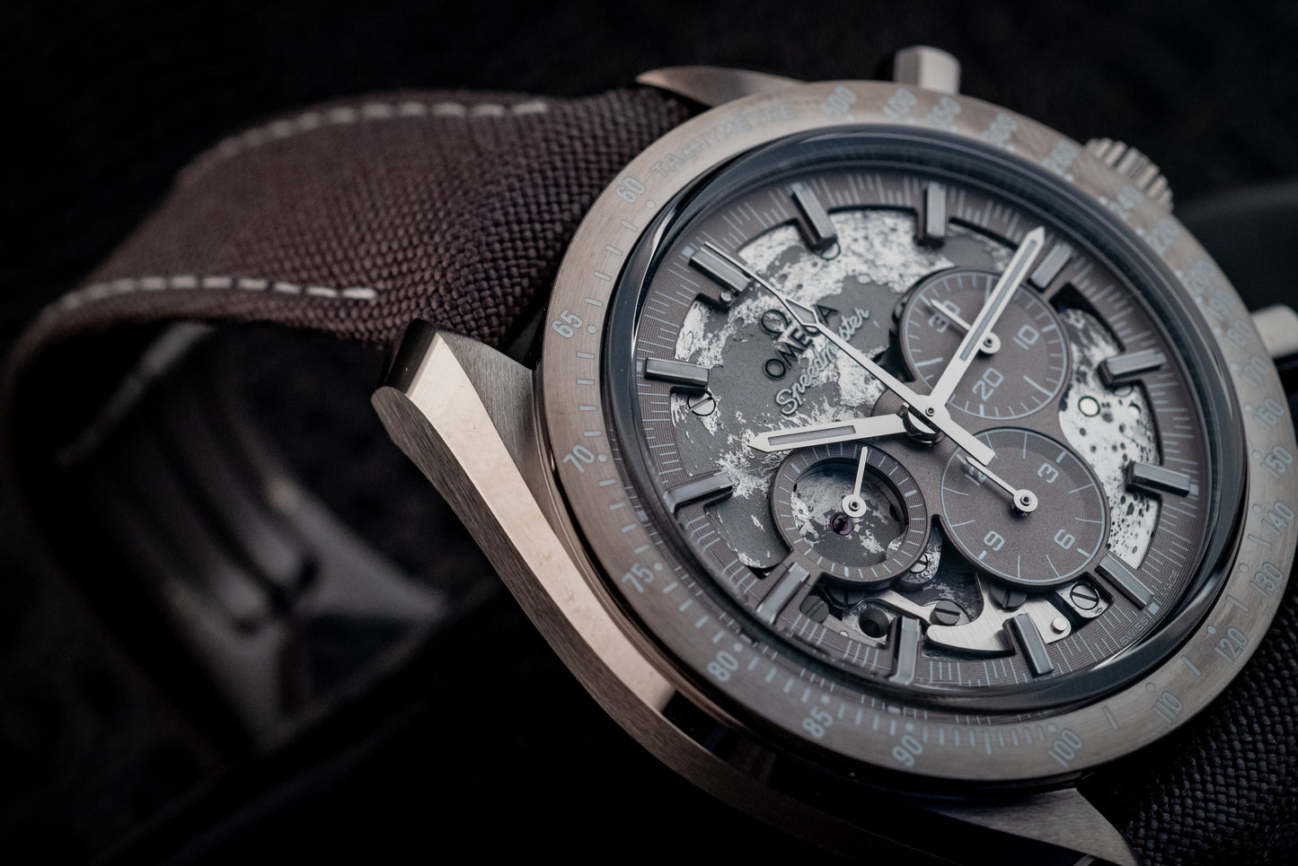 Omega NEW 2026 Dark Side Of The Moon Grey Ceramic 44.25MM Box And Papers Purchase Receipt Ref 310.92.44.50.06.001