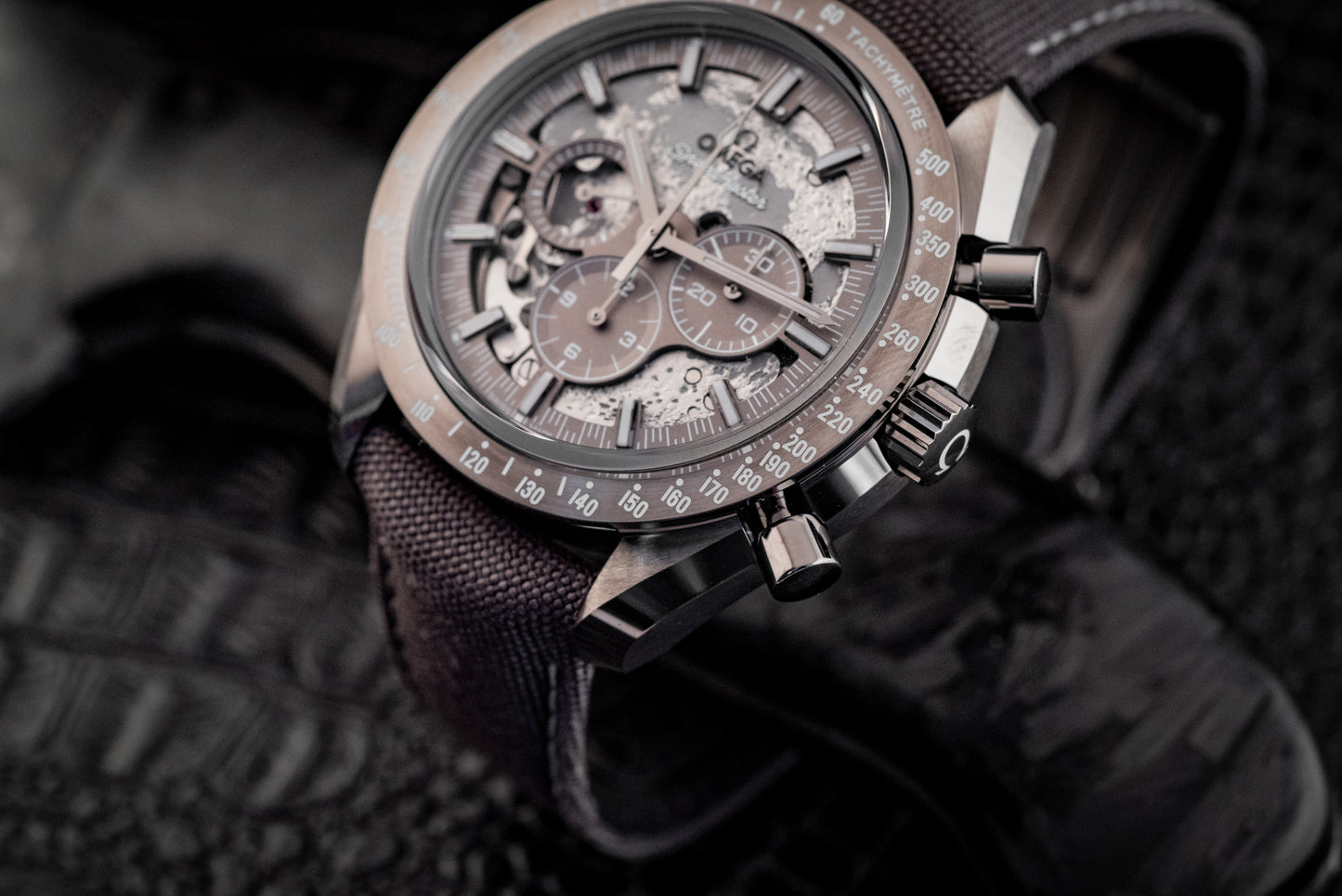 Omega NEW 2026 Dark Side Of The Moon Grey Ceramic 44.25MM Box And Papers Purchase Receipt Ref 310.92.44.50.06.001