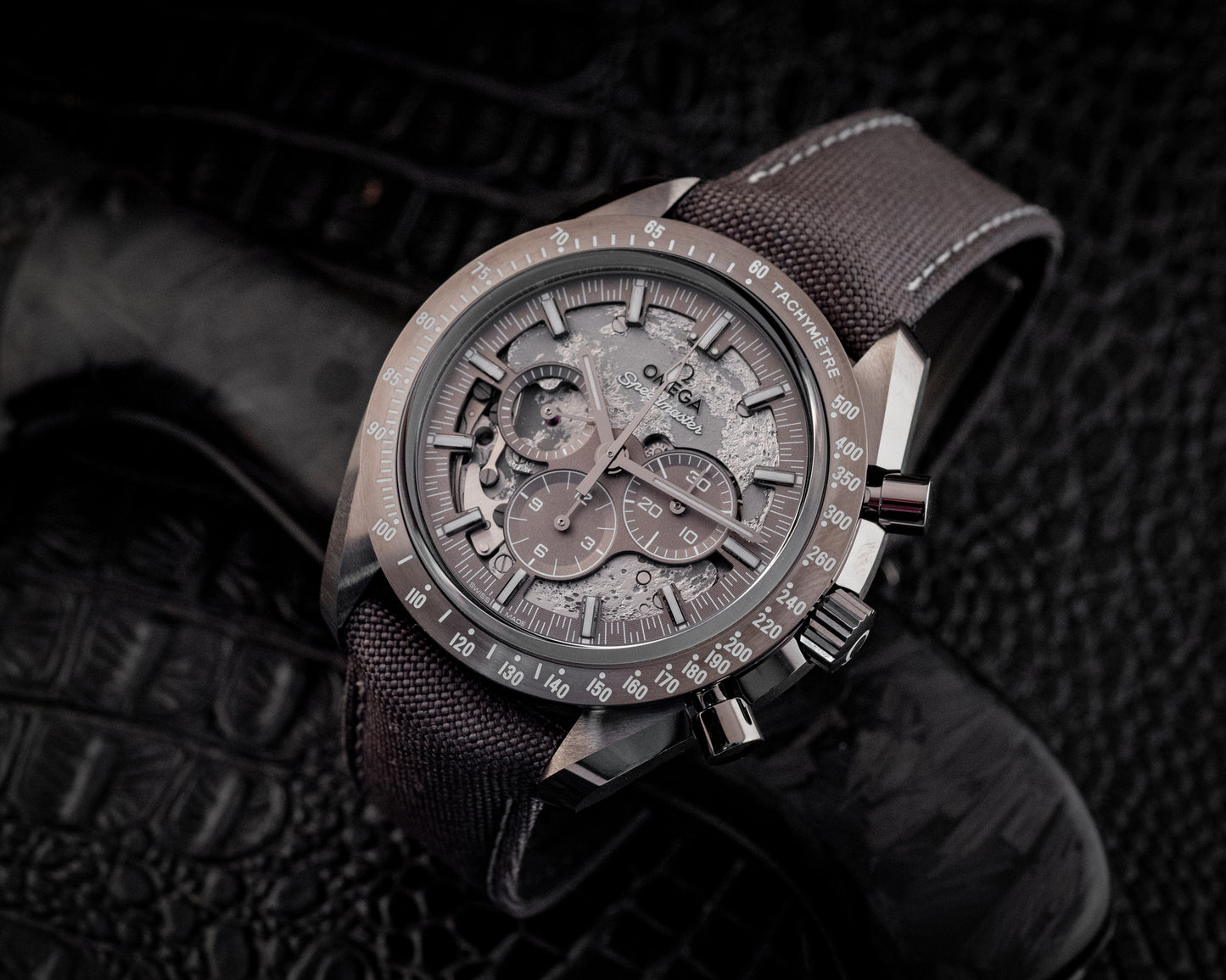 Omega NEW 2026 Dark Side Of The Moon Grey Ceramic 44.25MM Box And Papers Purchase Receipt Ref 310.92.44.50.06.001