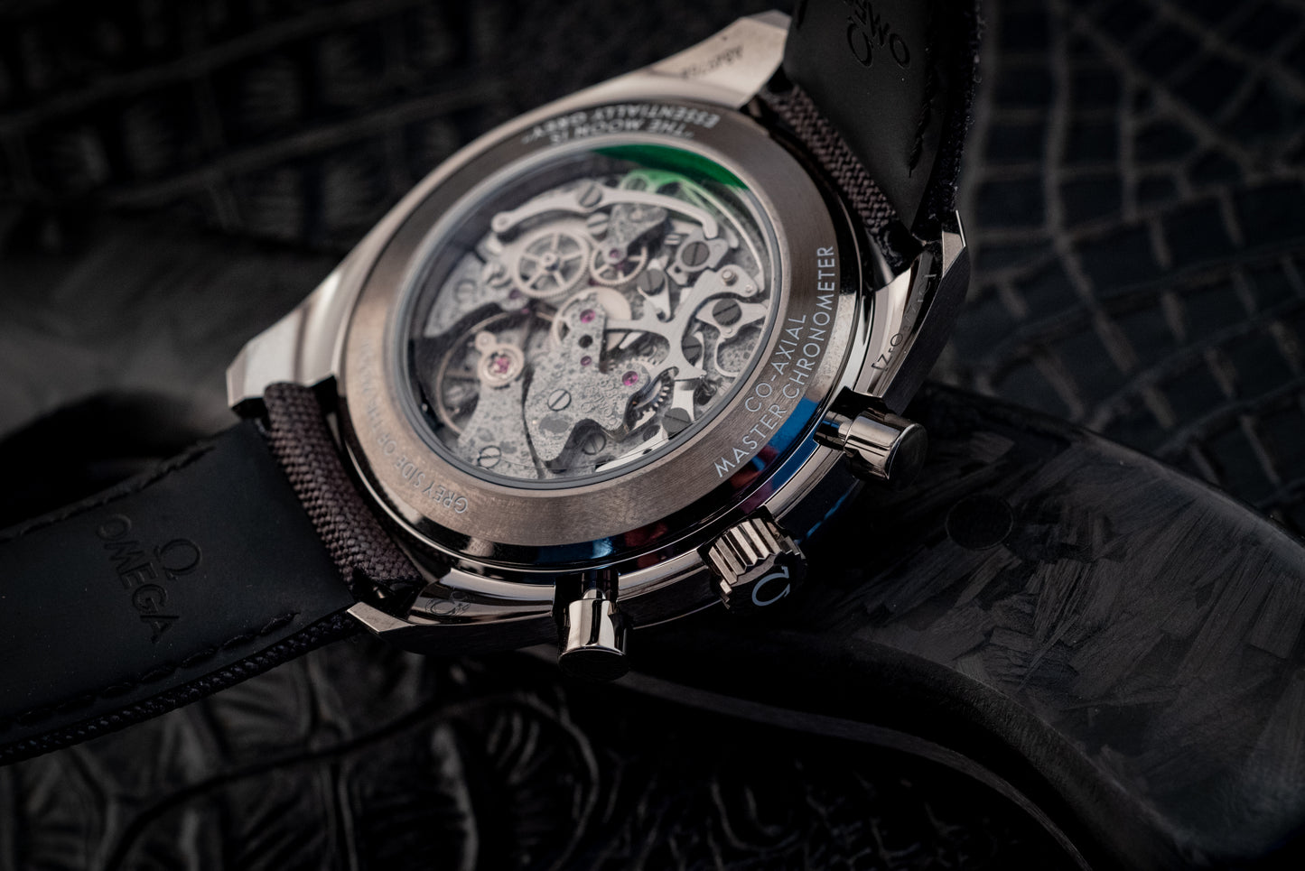 Omega NEW 2026 Dark Side Of The Moon Grey Ceramic 44.25MM Box And Papers Purchase Receipt Ref 310.92.44.50.06.001